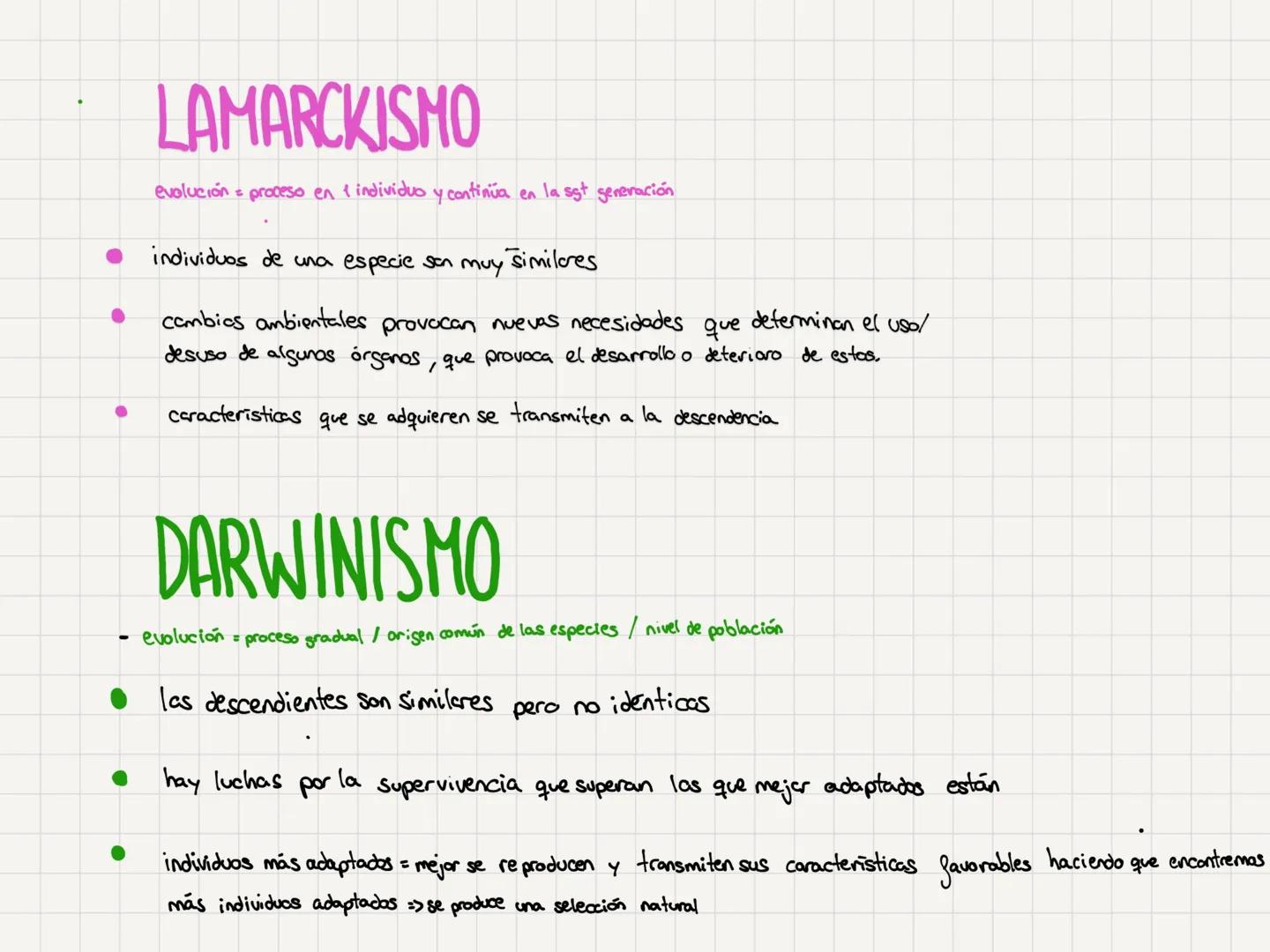 # TEORÍAS
EVOLUTIVAS # EVOLUCIÓN COMO MOTOR CAMBIO
Evolucionismo: todos los seres vivos actuales proceden de otras especies distintas
que
