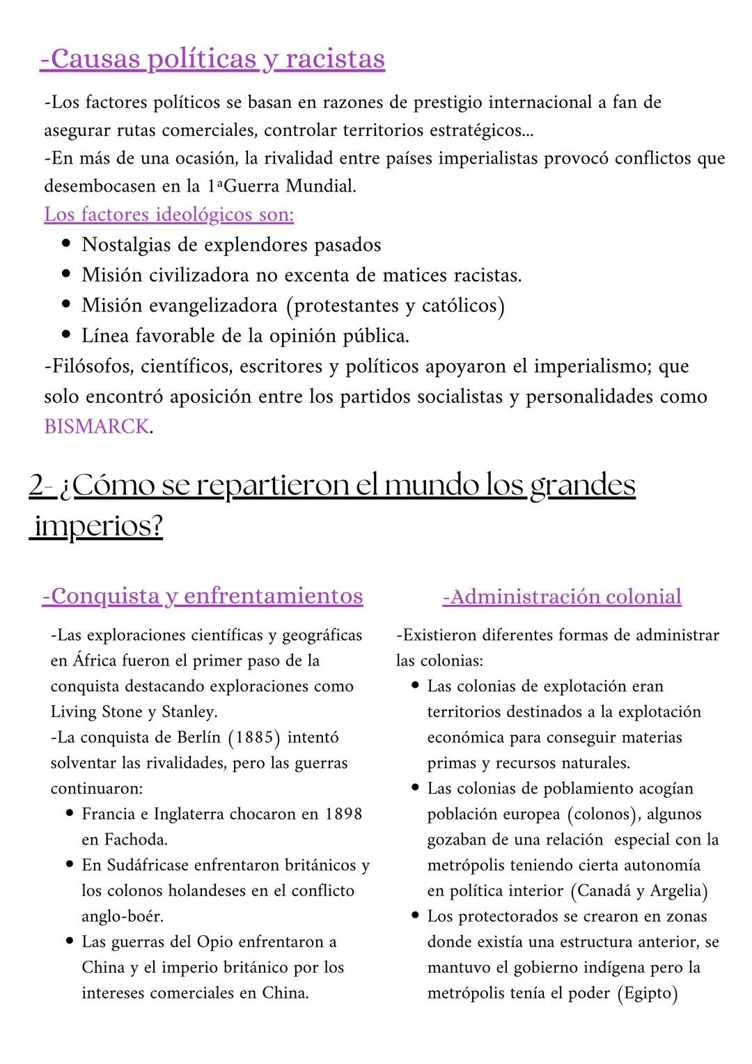 ¿Qué conflictos entre potencias condujeron a
5th
la Gran Guerra?
1880
1885
1882
Triple
1885
Alianza
Conferencia de Berlin
1918
Tratado de Br
