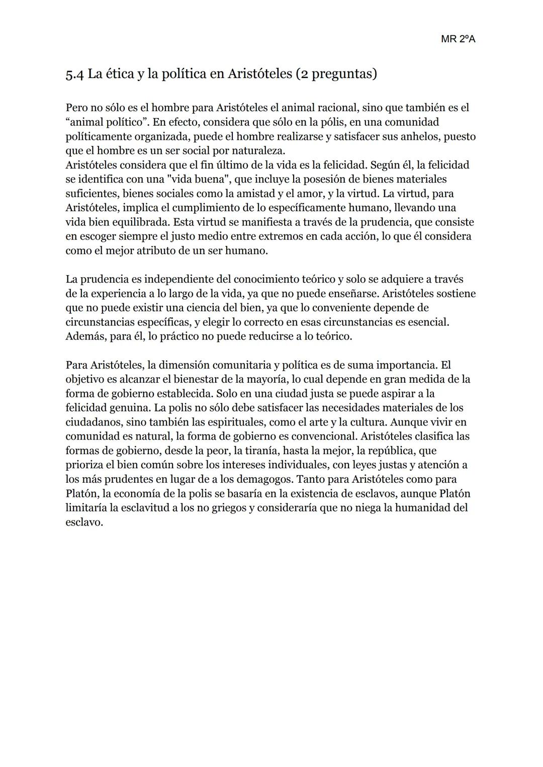 MR 2ºA
UNIDADES: 5 ARISTÓTELES
6 LA FILOSOFÍA HELENÍSTICA
7 LA FILOSOFÍA MEDIEVAL
UNIDAD 5. ARISTÓTELES
5.1 La figura histórica de Aristótel
