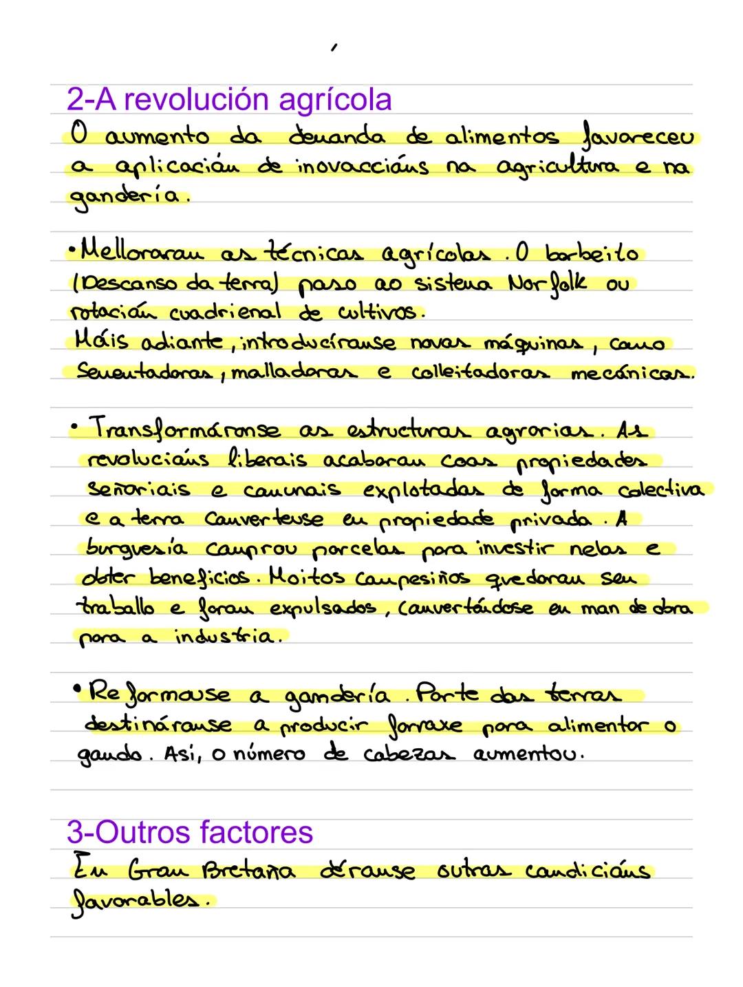2
Revolución industrial e
imperialune Gran Bretaña: Causas da revolución industrial
A que chamamos revolución
industrial???
Iniciouse en Ing