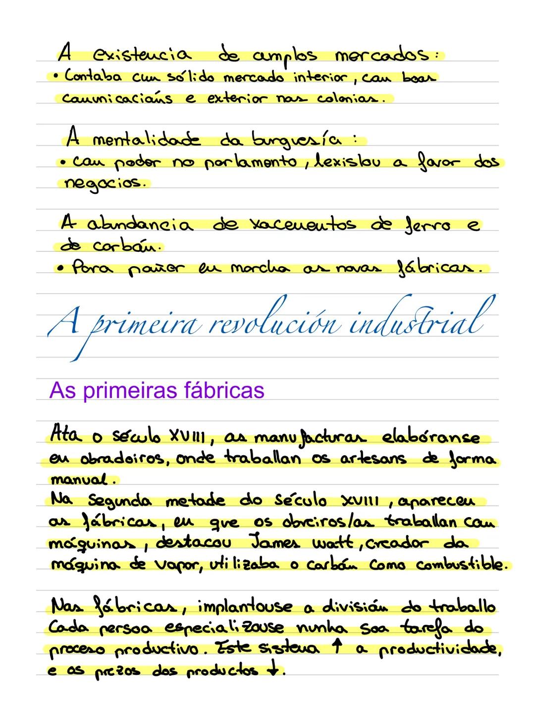 2
Revolución industrial e
imperialune Gran Bretaña: Causas da revolución industrial
A que chamamos revolución
industrial???
Iniciouse en Ing