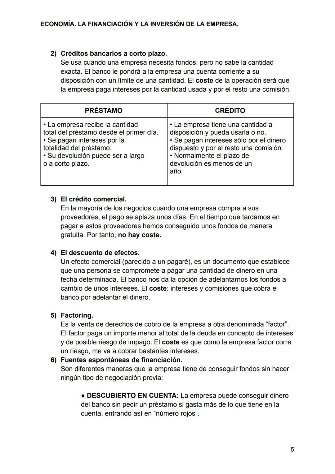 ECONOMÍA. LA FINANCIACIÓN Y LA INVERSIÓN DE LA EMPRESA.
1. LA FUNCIÓN FINANCIERA DE LA EMPRESA.
El departamento financiero de una empresa t