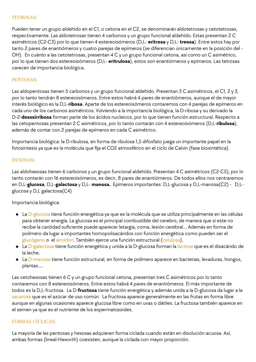 # GLÚCIDOS
Introducción
Los glúcidos son moléculas orgánicas formadas por C, Hy O aunque algunos derivados pueden contener N,
Py S. La may