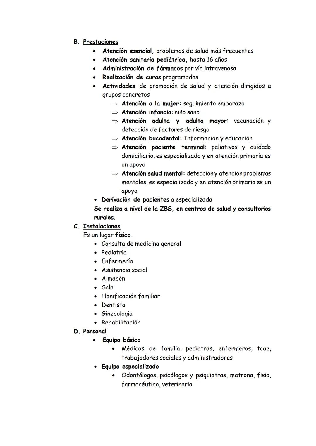 Tema 2 Operaciones
1. Niveles de asistencia
Los servicios de salud tienen como objetivo garantizar atención integral,
continua y coordinad