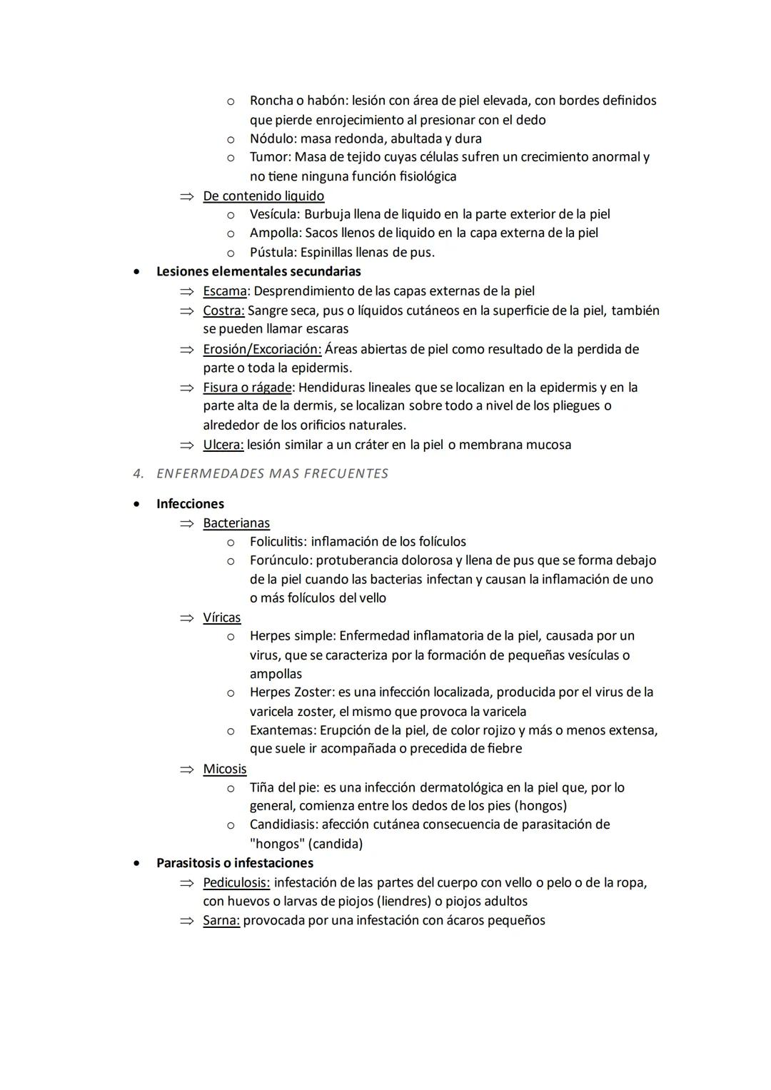 # TEMA 2 HIGIENE DEL MEDIO HOSPITALARIO
1. ΑΝΑΤΟΜΙΑ
* Epidermis
* ⇒ Estrato corneo
* Capa más superficial, células como