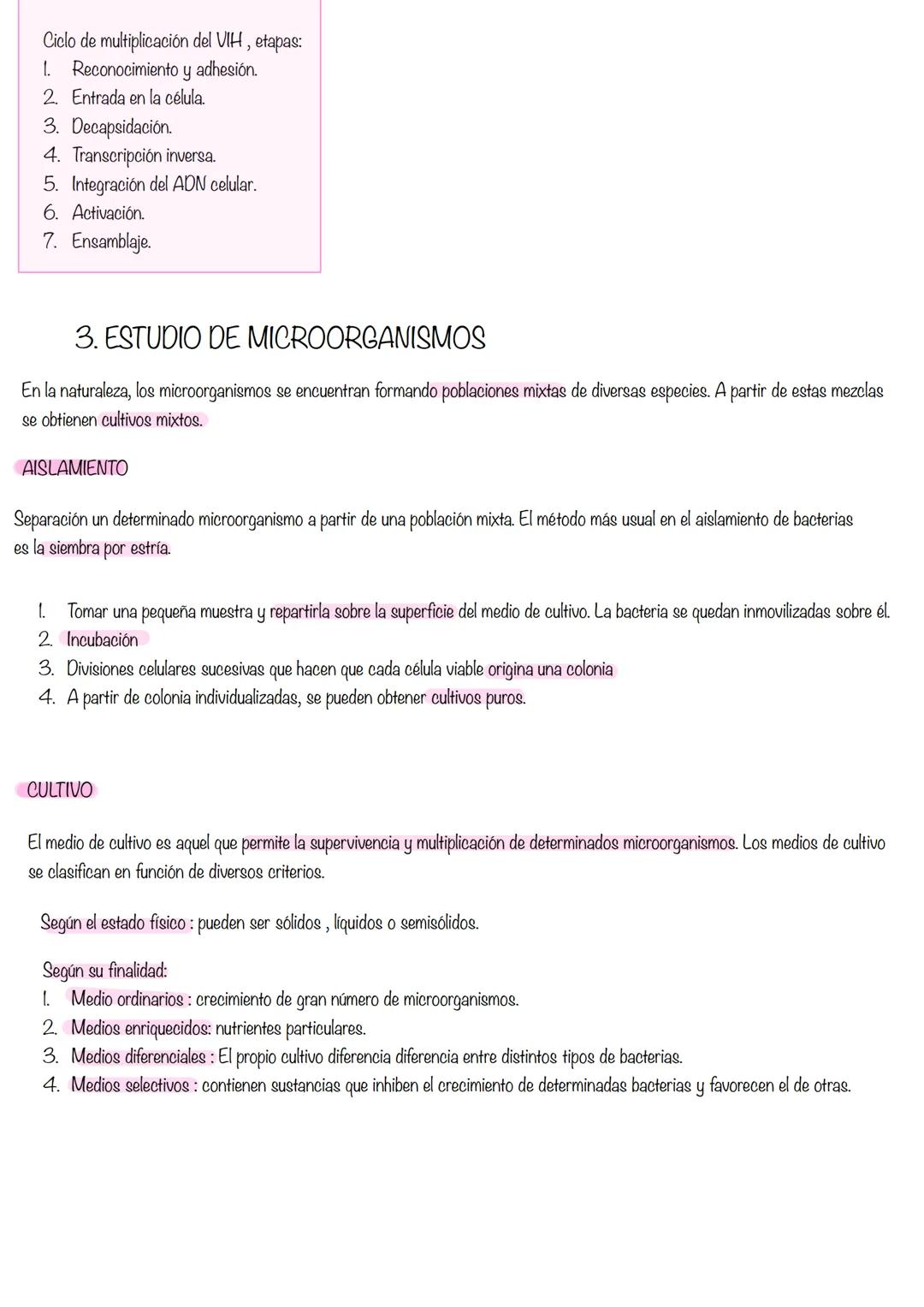 Microbiología 1. LA MICROBIOLOGÍA
Se ocupa del estudio de los microorganismos y formas acelulares como virus, viroides y priones.
Los microo