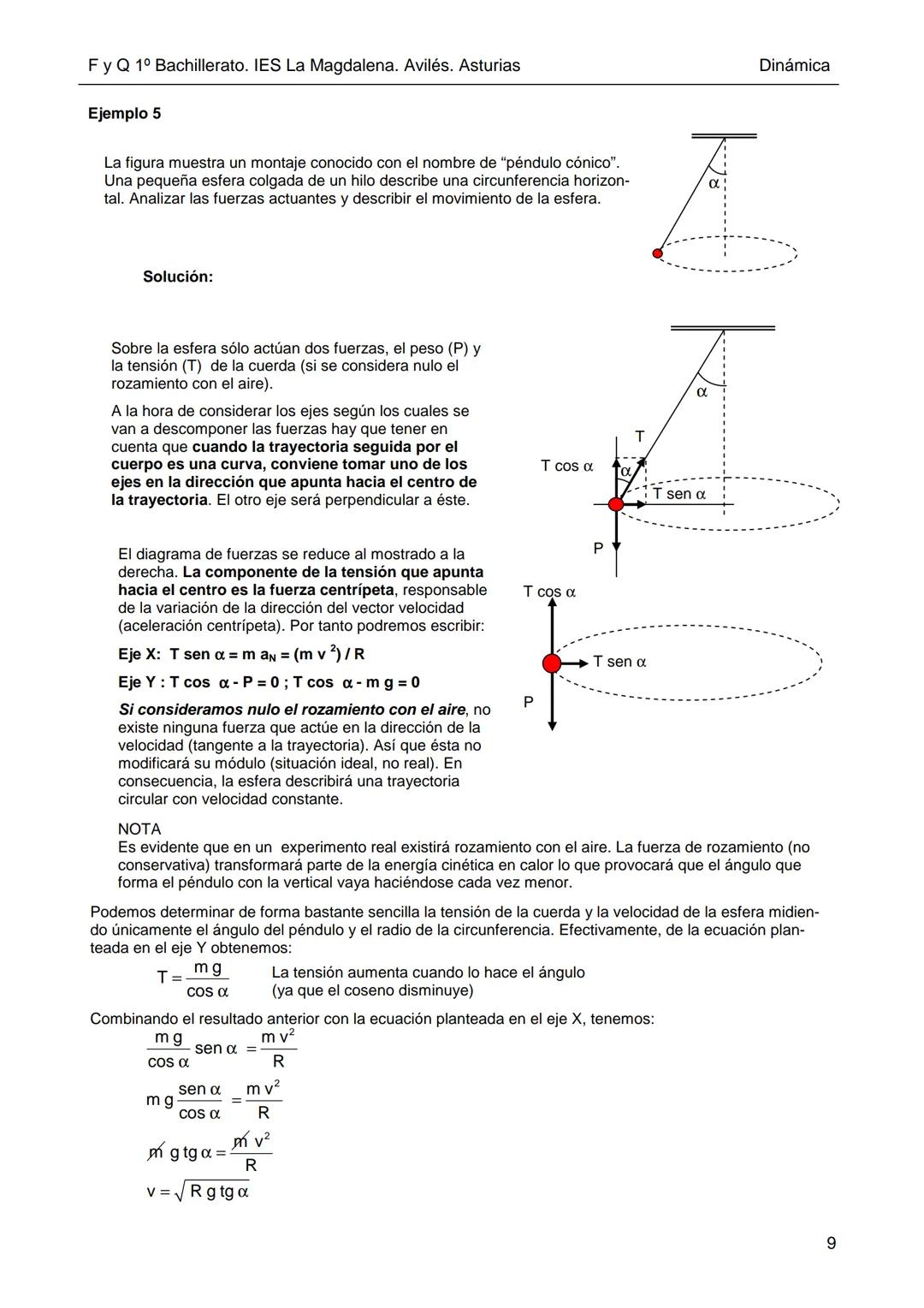 Dpto. Física
y Química
DINÁMICA
IES La Magdalena.
Avilés. Asturias
La Dinámica es una parte de la Física que estudia las acciones que se eje