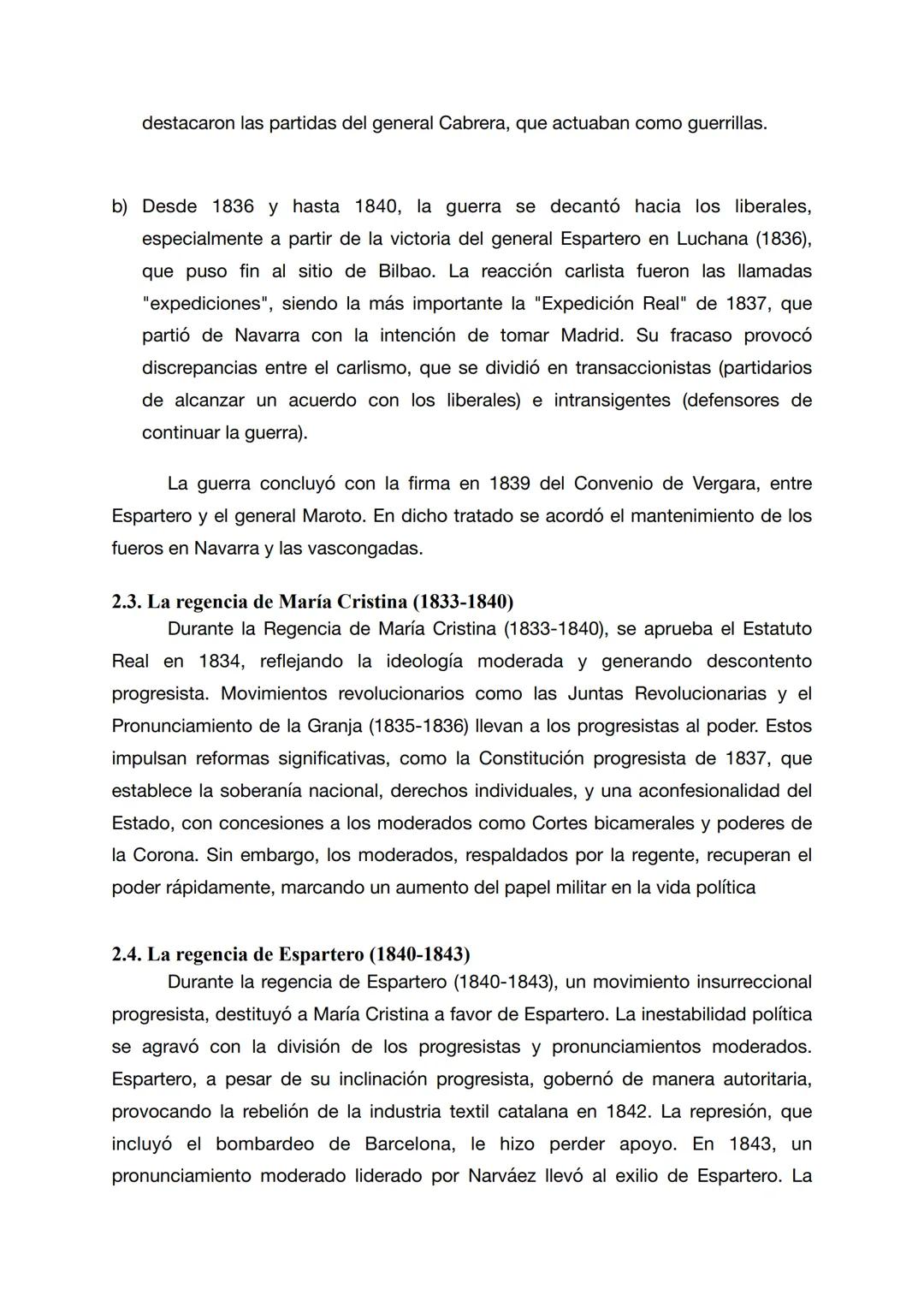 TEMA DE SELECTIVIDAD 2
REVOLUCIÓN LIBERAL EN EL REINADO DE ISABEL II.
ÍNDICE
1. INTRODUCCIÓN
2. LA ÉPOCA DE LAS REGENCIAS (1833-1843)
2