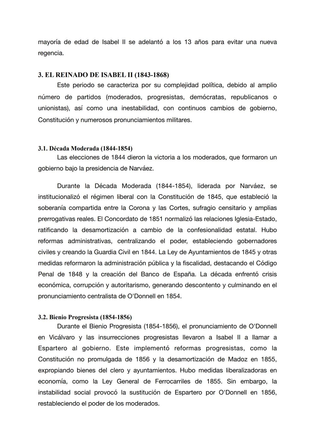 TEMA DE SELECTIVIDAD 2
REVOLUCIÓN LIBERAL EN EL REINADO DE ISABEL II.
ÍNDICE
1. INTRODUCCIÓN
2. LA ÉPOCA DE LAS REGENCIAS (1833-1843)
2