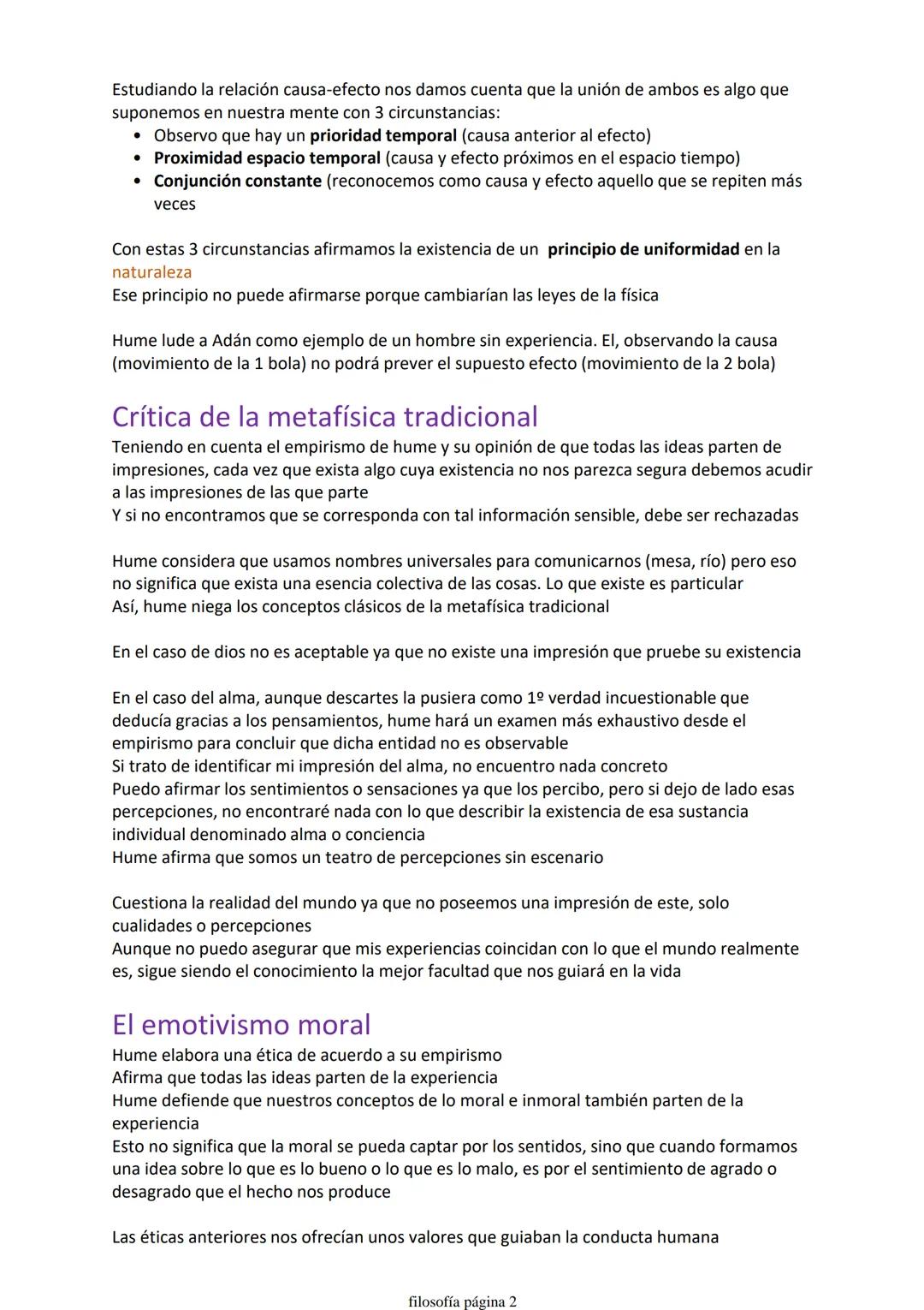Hume (1711-1776)
lunes, 4 de marzo de 2024
19:45
Contexto filosófico
Desarrolla su obra del siglo XVIII en la corriente empirista y llevando