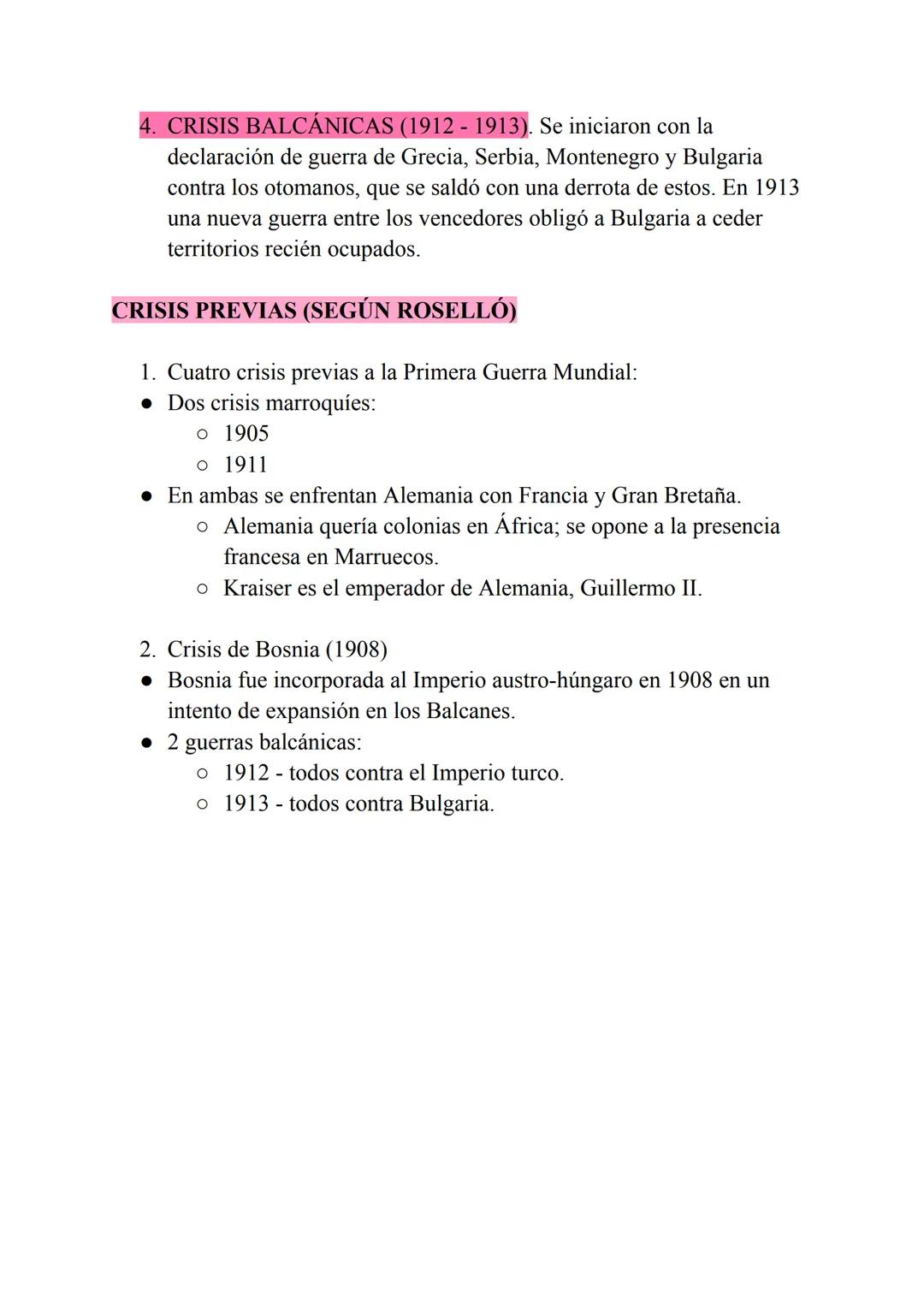 TEMA 8:
PRIMERA GUERRA MUNDIAL
La Primera Guerra Mundial (1914-1918). El último tercio del S.XIX
aparece Alemania como país unificado y una
