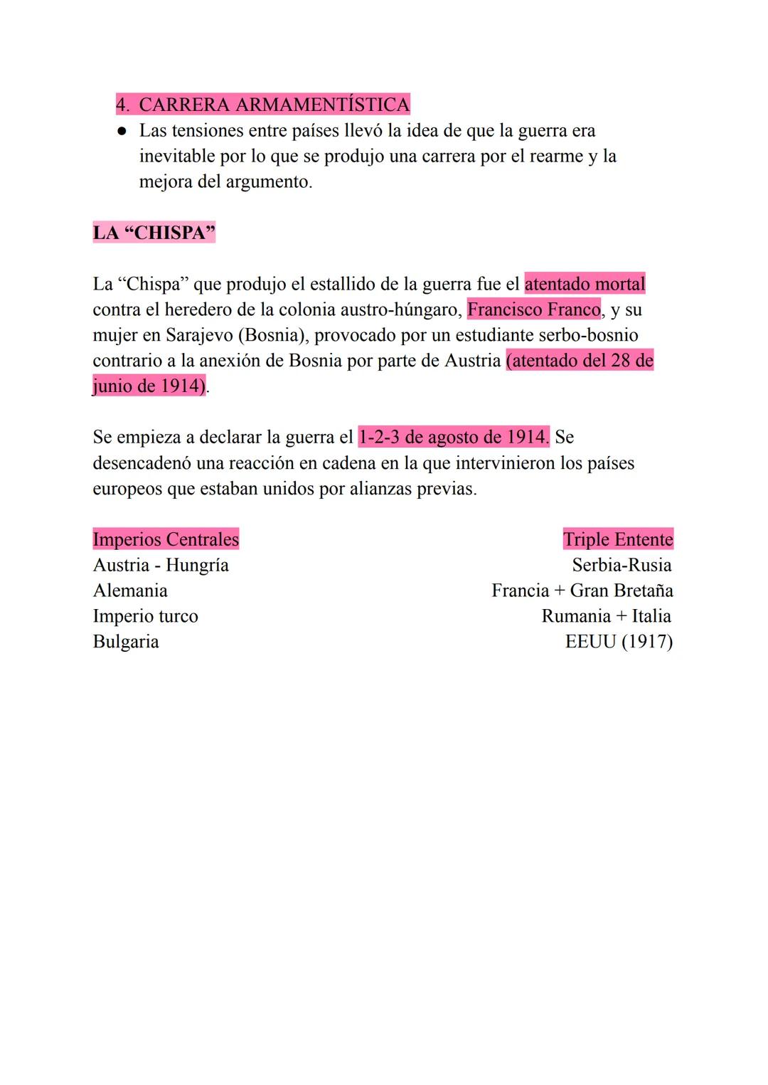 TEMA 8:
PRIMERA GUERRA MUNDIAL
La Primera Guerra Mundial (1914-1918). El último tercio del S.XIX
aparece Alemania como país unificado y una