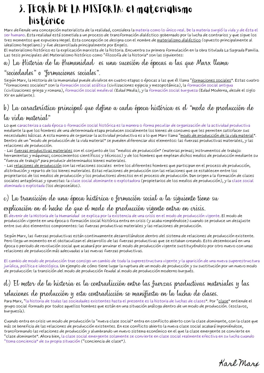 Karl Marx
1.EL HUMANISMO DE MARX: teoria de la alienación
a) Concepción materialista del hombre.
Concibe al ser humano como un ser vivo que
