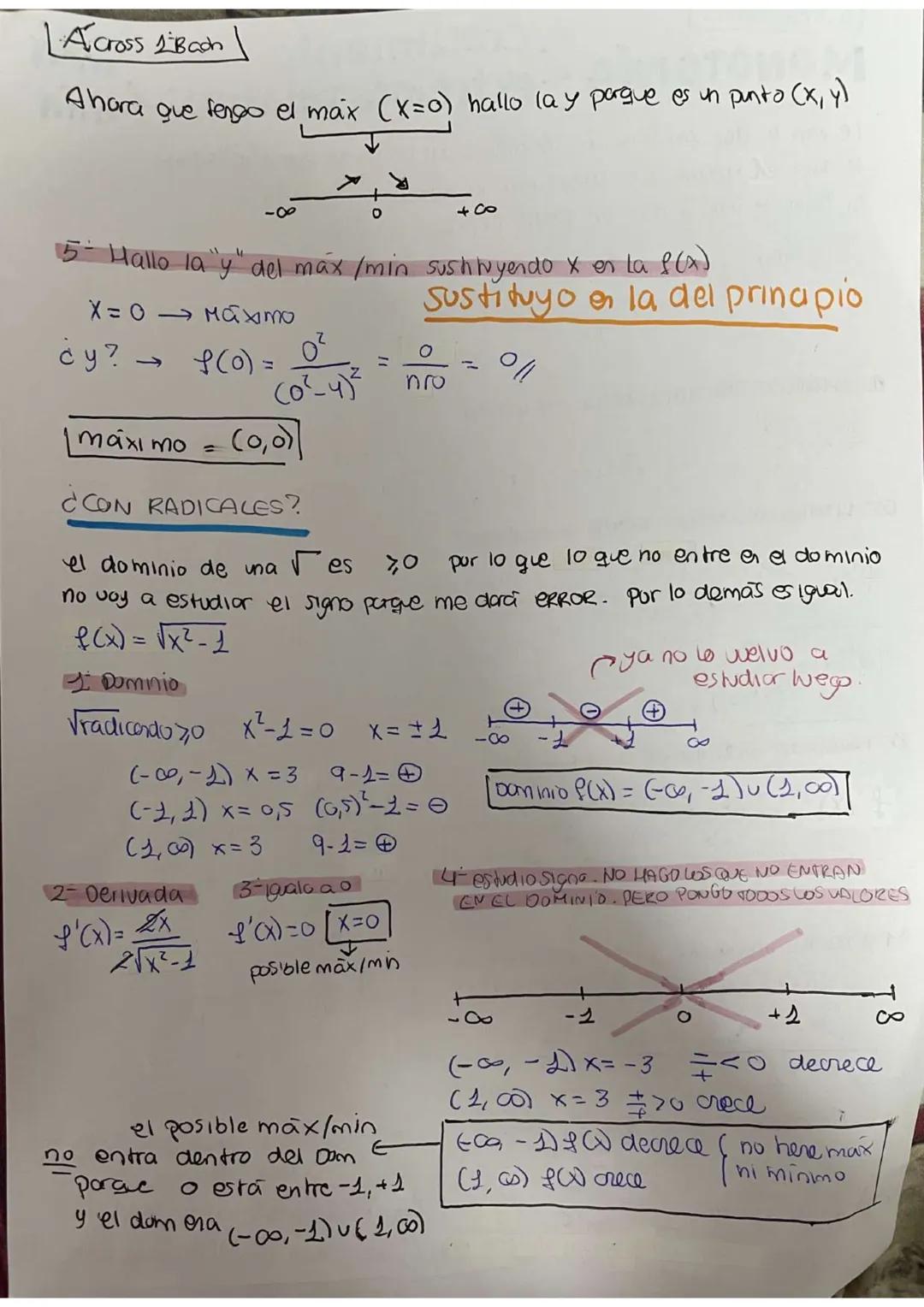 [A. Cross. I'Bach
# Derivadas:
$\begin{bmatrix}y= f^n \rightarrow y'= n f^{n-1}. f'\\y= Inx \rightarrow y'= \frac{1}{x}\\y= Inf \rightarro