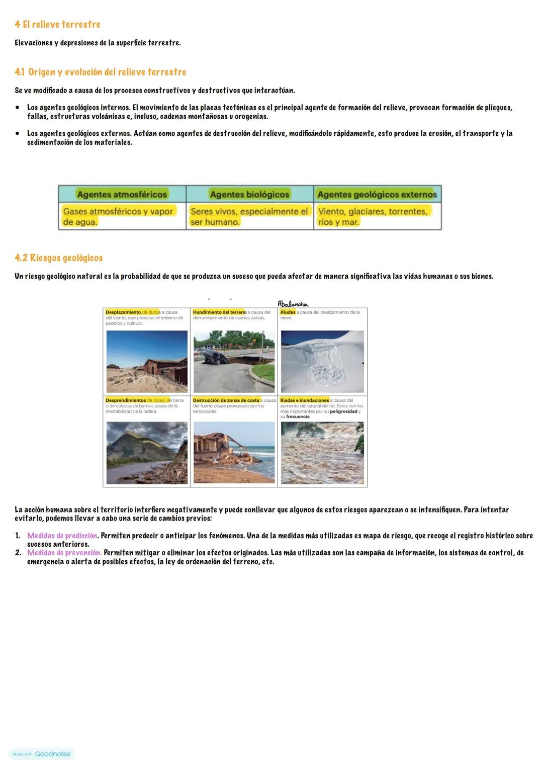 # ¿Qué sabemos de la geosfera?
1.1 Estructura interna de la geosfera
En la Tierra hay cuatro capas:
* Atmósfera
* Hidrosfera
* Bio