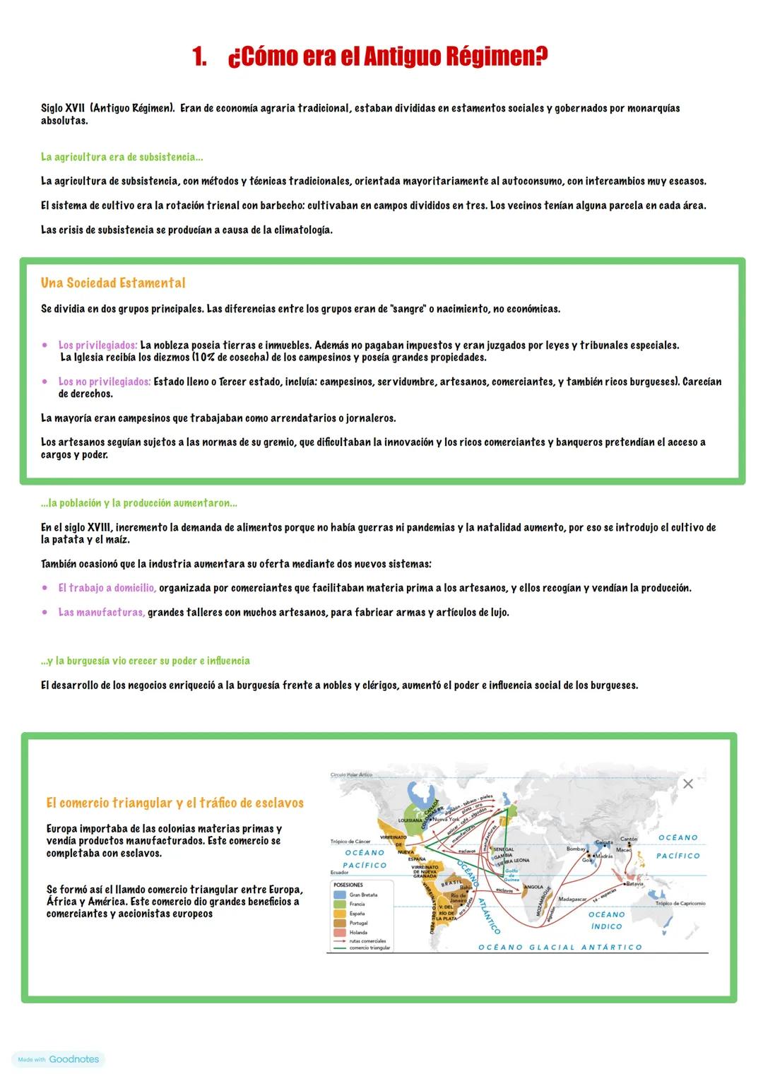 # 1. ¿Cómo era el Antiguo Régimen?
Siglo XVII (Antiguo Régimen). Eran de economía agraria tradicional, estaban divididas en estamentos soc
