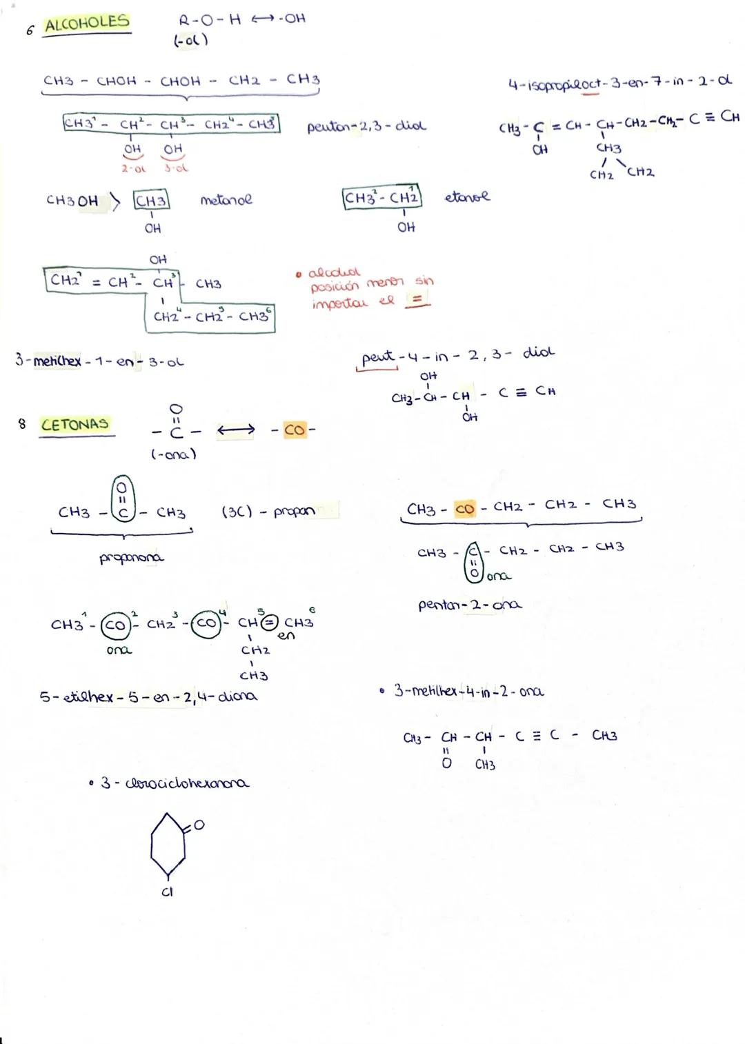 FORMULACIÓN ORGÁNICA
CH4 (metano)
CH3-CH3 (etanol
CH3-CH2-CH3 (propawo)
CH3-CH2-CH2
7 ALDEHIDO
Cha (butono)
CHO (Edo en extremos)
CHO-(-