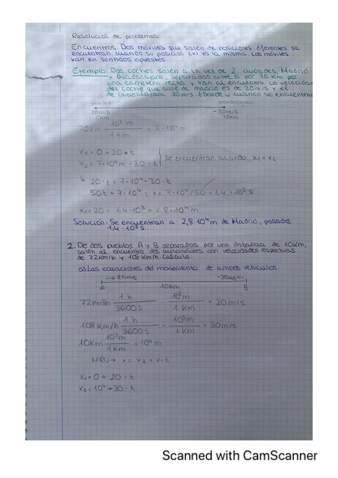 # 3. MOVIMIENTO RECTILINEO UNIFORME
Características:
-Posee una trayectoria recta.
- La velocidad es la misma derante todo el movimiento
-