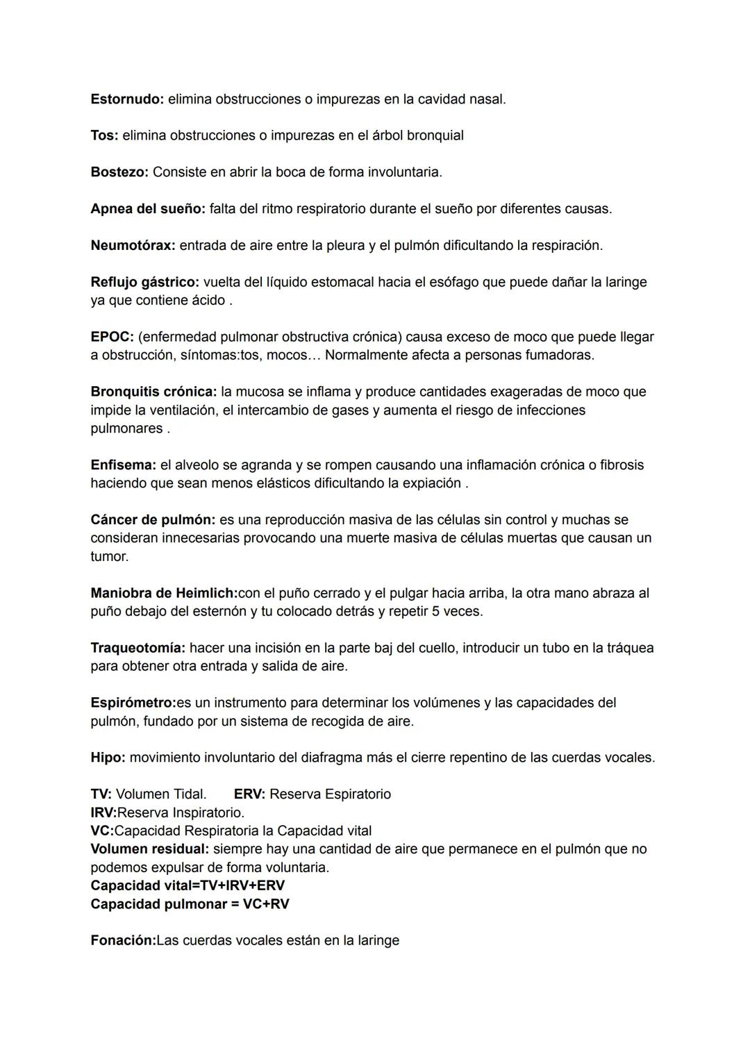 # SISTEMA RESPIRATORIO
Funciones del aparato respiratorio:
1.Limpieza del aire
2. Control temperatura+humedad
3.Intercambio de gases (alveo