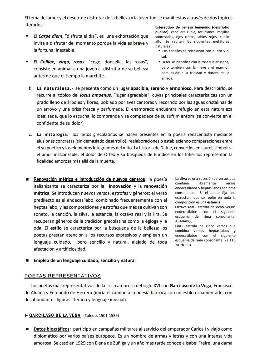 # TEMA 3. LA LITERATURA RENACENTISTA
Renacimiento y Barroco forman parte de lo que se ha denominado Siglo de Oro español, un
término que ha