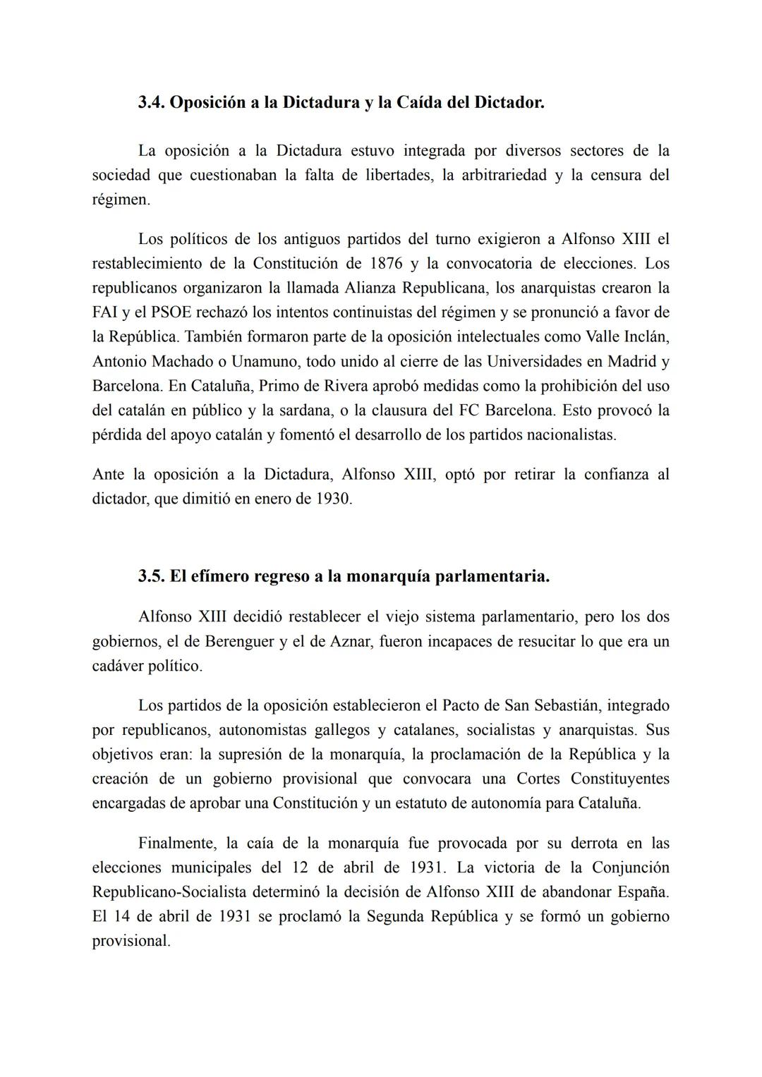 TEMA DE SELECTIVIDAD 7
LA DICTADURA DE PRIMO DE RIVERA (1923-1930)
ÍNDICE
1. Introducción.
2. Causas de la Implantación de la Dictadura.
3.