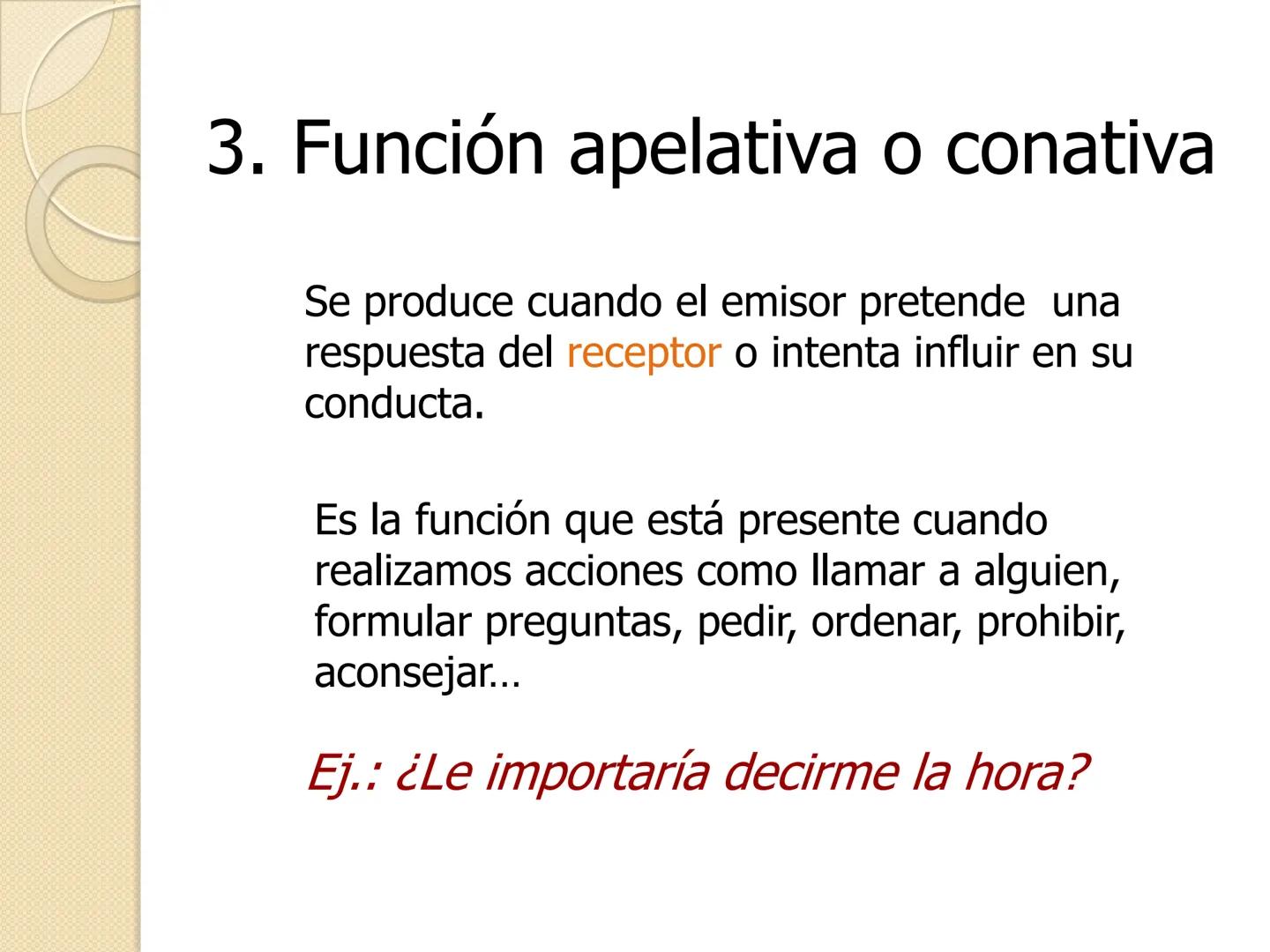 LAS FUNCIONES
DEL LENGUAJE 1. Función representativa o referencial
Aparece en los mensajes que informan
sobre el referente o realidad.
El ob