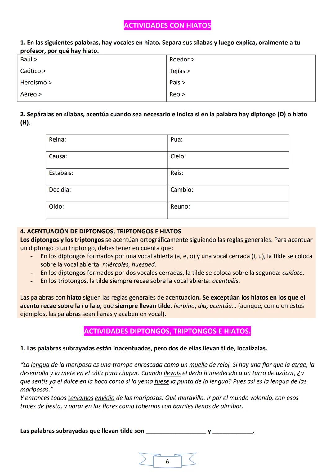 Alumno/a:
Curso:
Año académico:
Cuadernillo de acentuación
ESO
Publicado en: www.masterlengua.com 1. REGLAS GENERALES DE ACENTUACIÓN
Llamamo