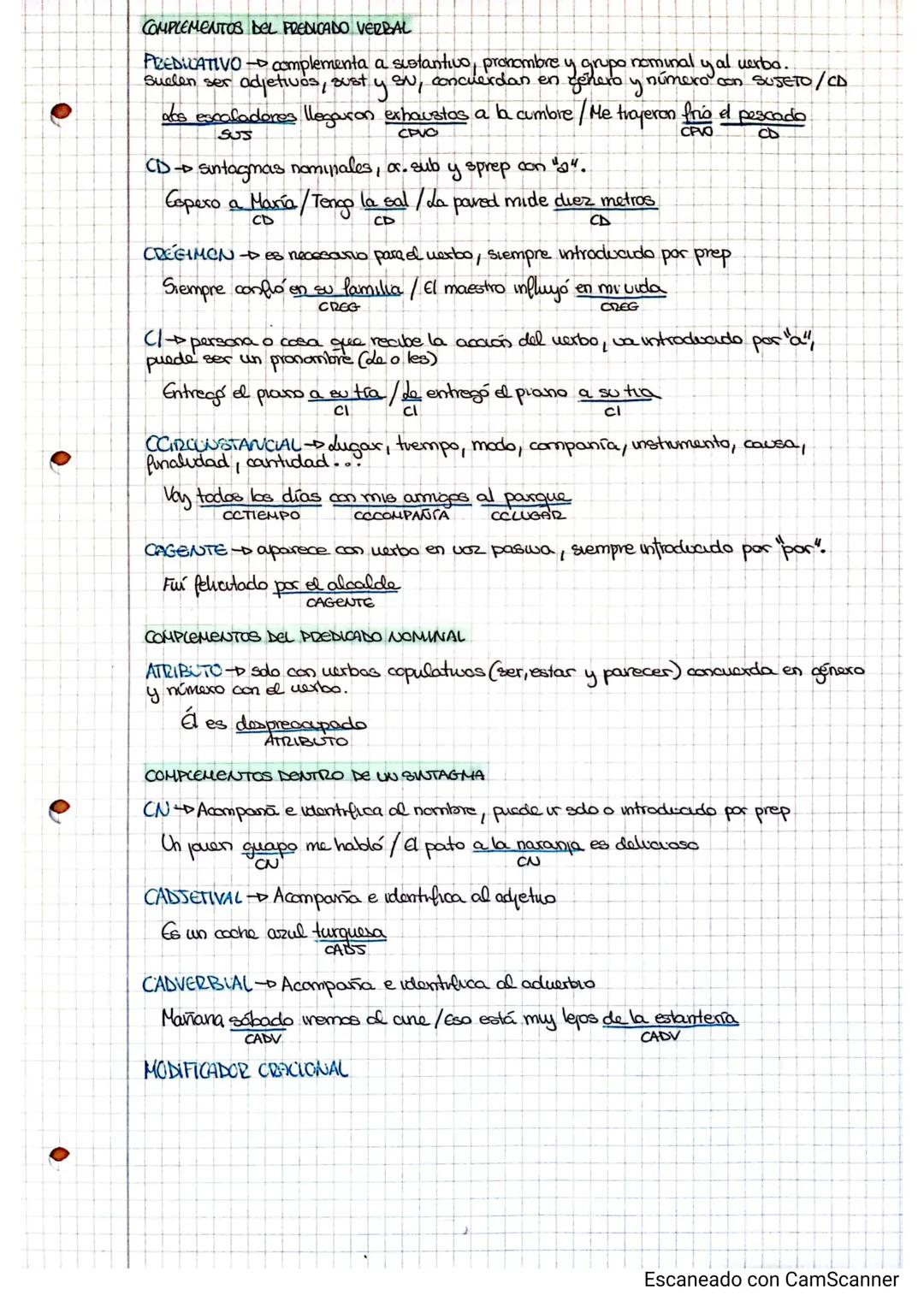 e
COMPLEMENTOS DEL PREDICADO VERBAL
PREDICATIVO complementa a sustantivo, pronombre y grupo nominal yal verba.
Suelen ser adjetivos, sust y