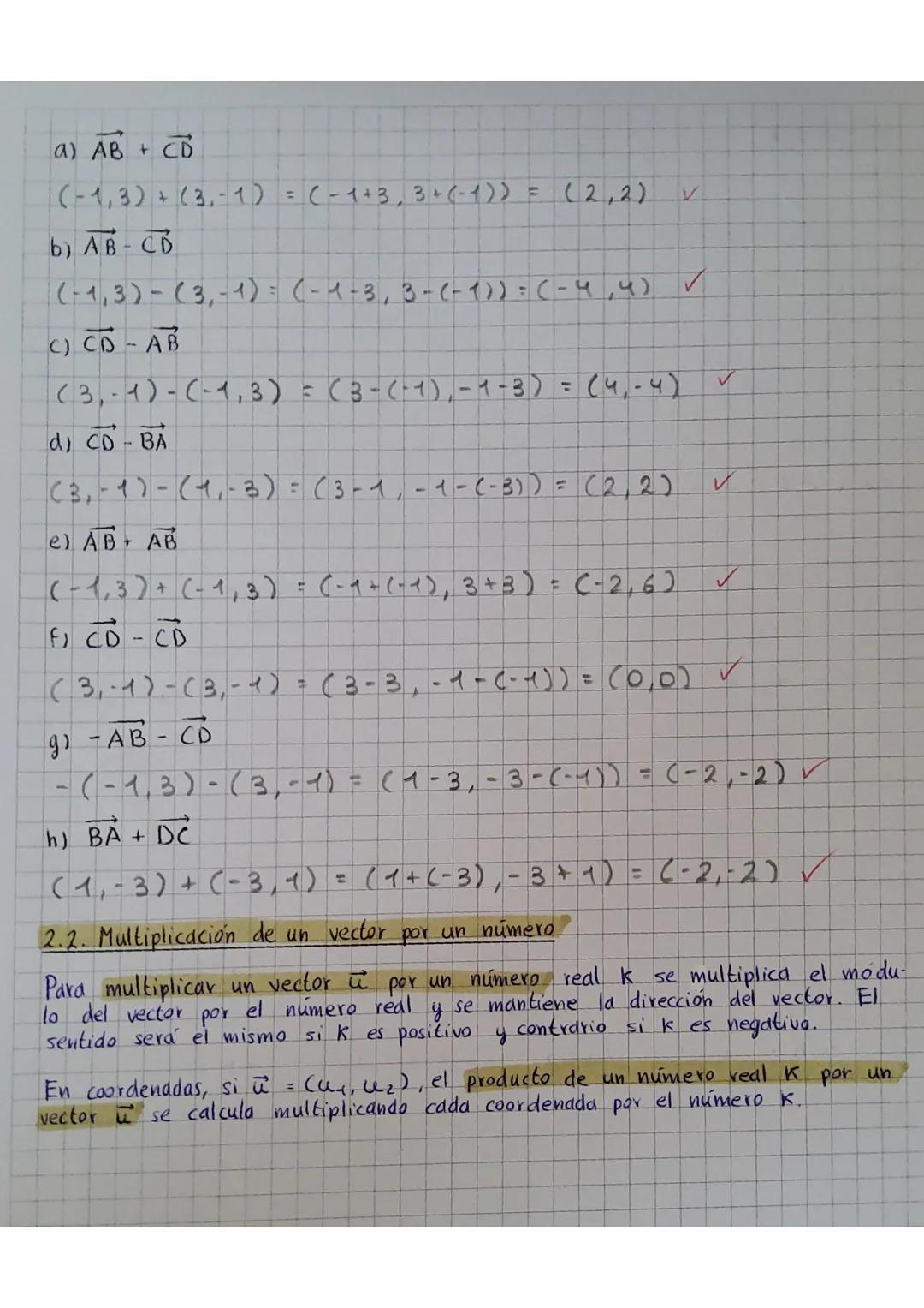 7: VECTORE
L A
RE
C
TA
CUACIONE
ES
DE
1. Vectores
el segundo
Un vector es un segmento orientado que se determina por dos puntos, A y B
el or