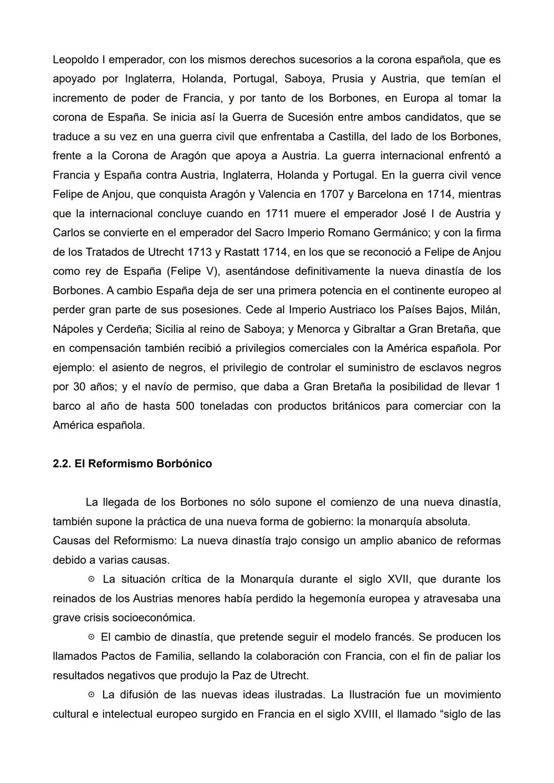 TEMA 4
ESPAÑA EN LA ORBITA FRANCESA: EL REFORMISMO DE LOS PRIMEROS
BORBONES
1. INTRODUCCIÓN
2. LA POLÍTICA CENTRALIZADORA DE LOS BORBONES
