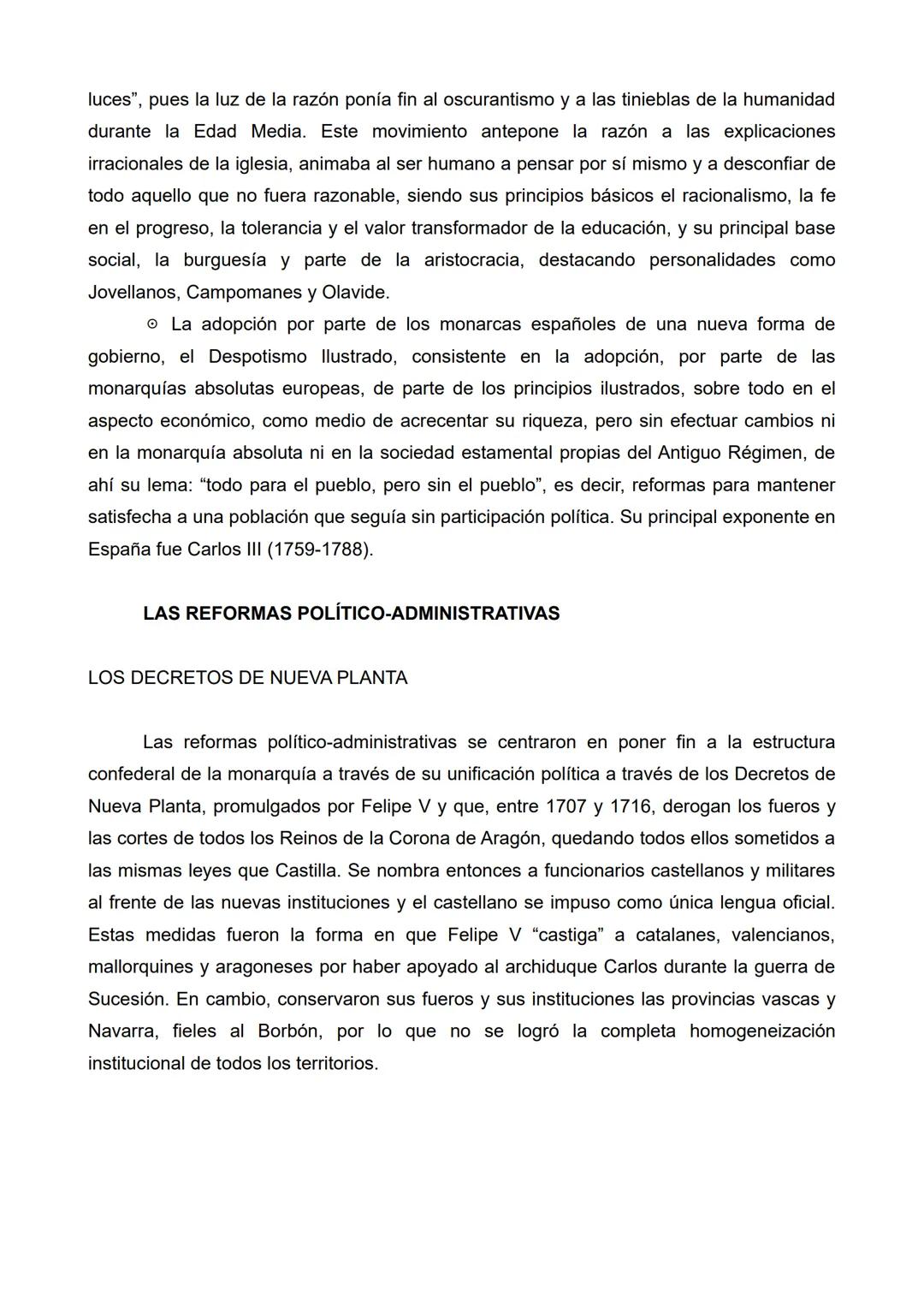 TEMA 4
ESPAÑA EN LA ORBITA FRANCESA: EL REFORMISMO DE LOS PRIMEROS
BORBONES
1. INTRODUCCIÓN
2. LA POLÍTICA CENTRALIZADORA DE LOS BORBONES