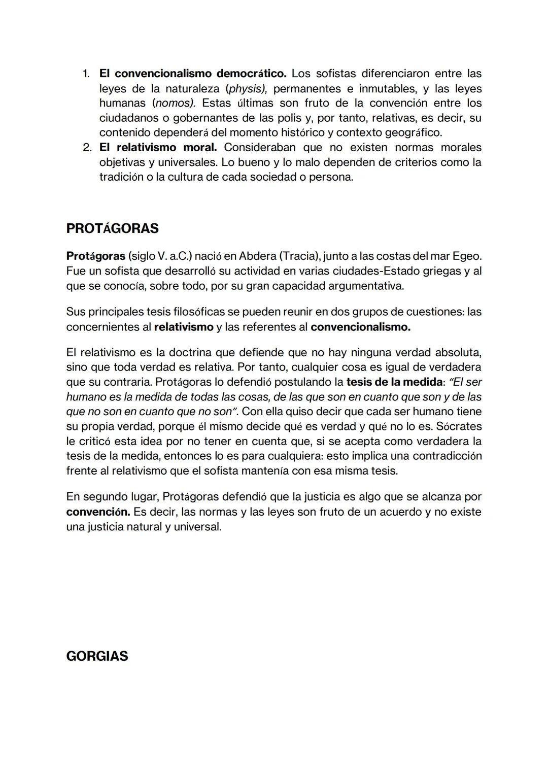 FILOSOFÍA EN LA POLIS
SOFISTAS Y SÓCRATES 1.LOS SOFISTAS
La palabra sofista procede del griego sophistés y está emparentada con los
vocablos