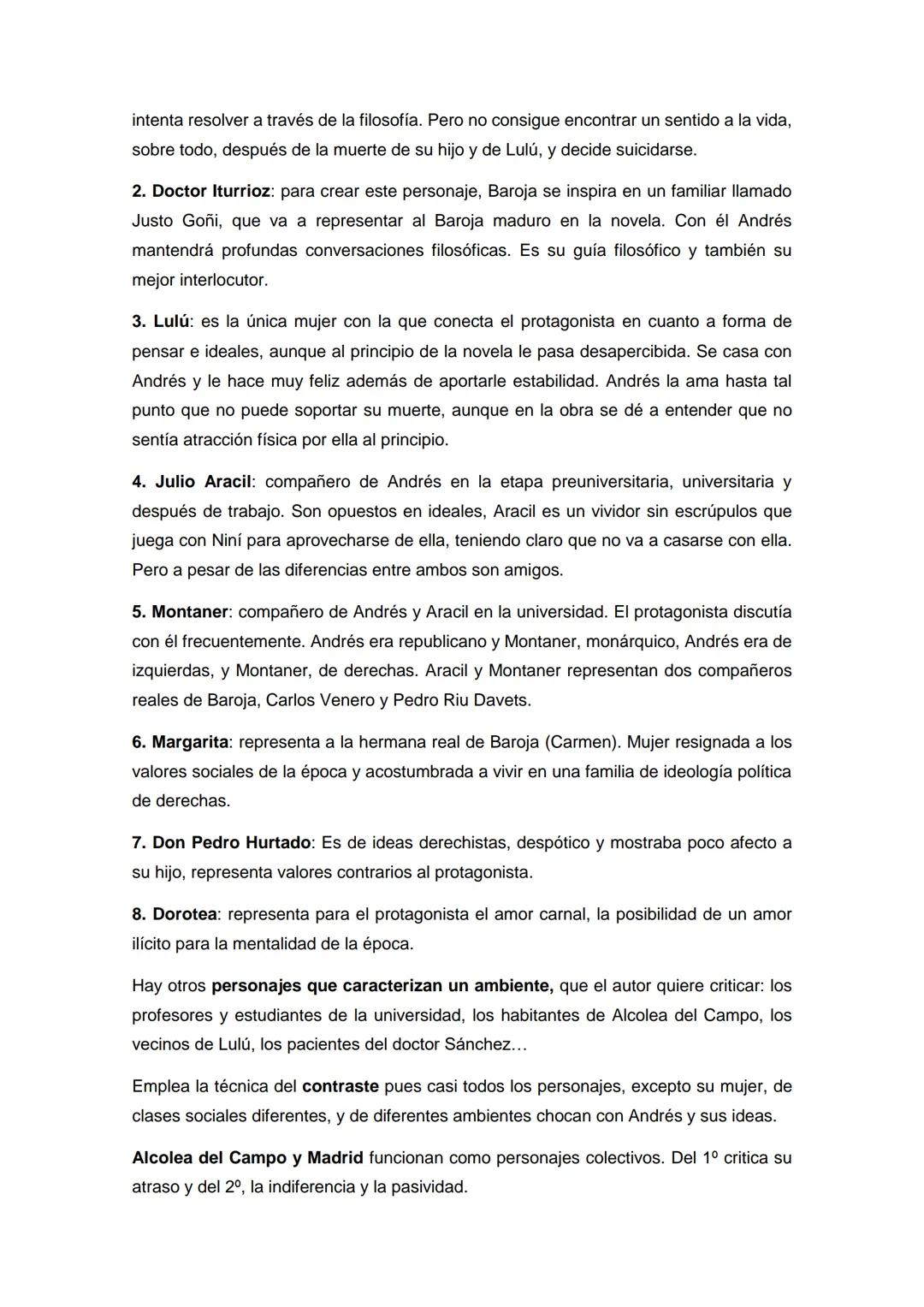 PÍO BAROJA
Su concepción del género narrativo se puede sintetizar en los siguientes aspectos:
Entiende la novela como un género abierto en e