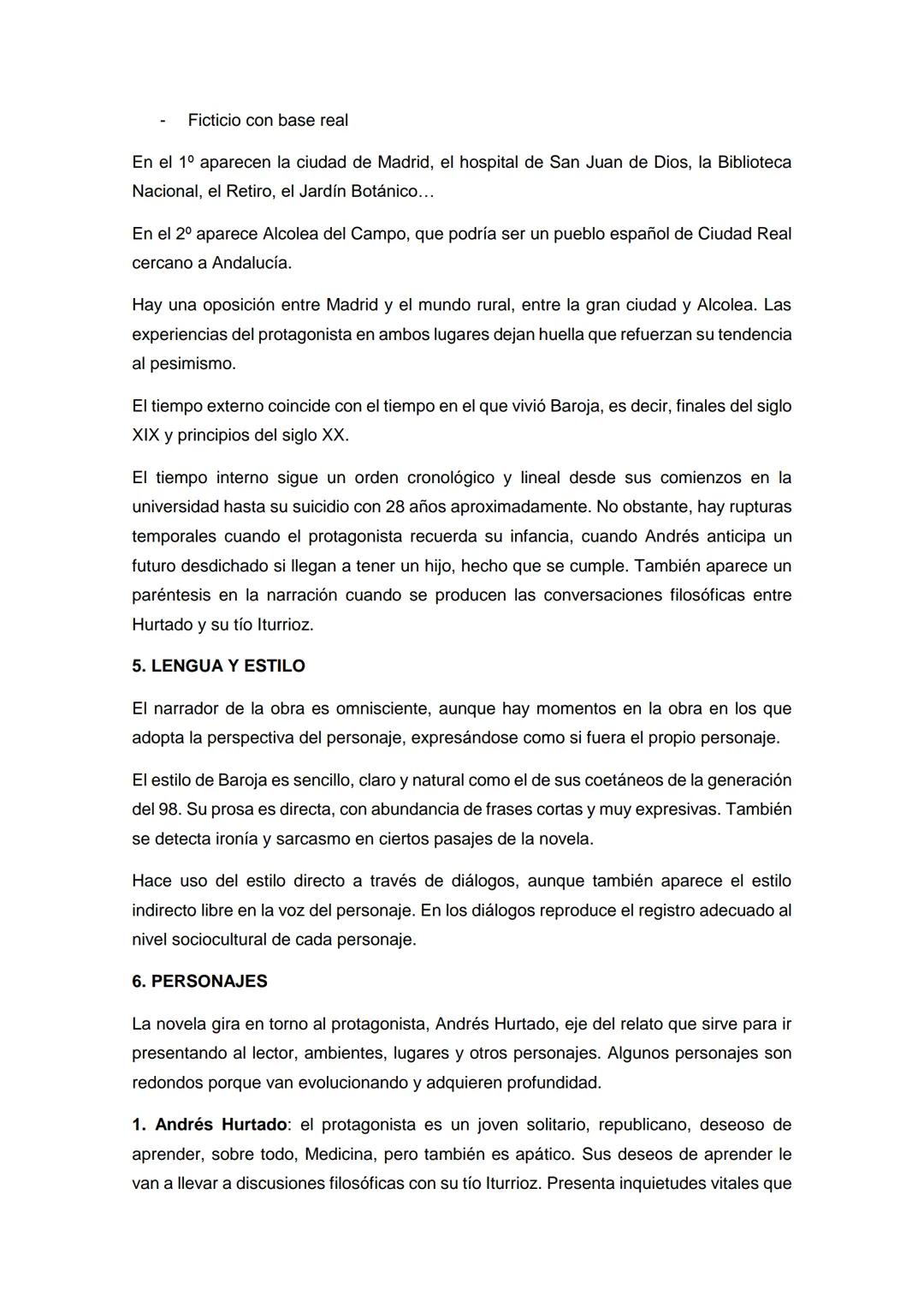 PÍO BAROJA
Su concepción del género narrativo se puede sintetizar en los siguientes aspectos:
Entiende la novela como un género abierto en e