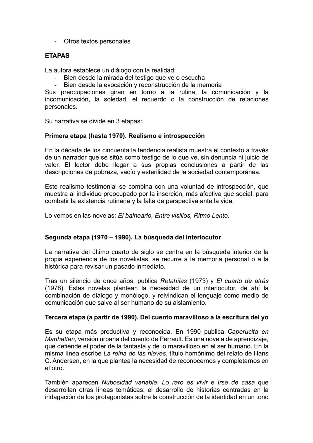 # GUÍA DE LECTURA
EL CUARTO DE ATRÁS
CARMEN MARTÍN GAITE
1. INTRODUCCIÓN A LA OBRA
1.1. LA AUTORA
Carmen Martín Gaite nace en 1925, en Sa