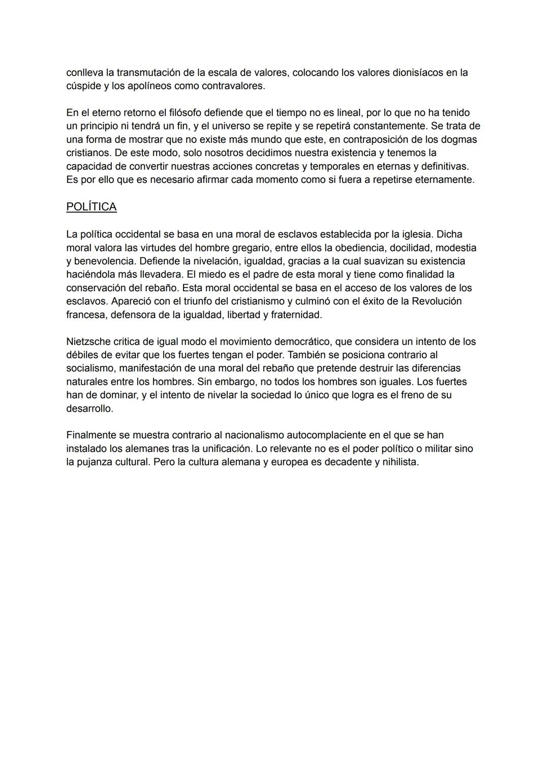 NIETZSCHE
CONOCIMIENTO
Antes de tratar el problema del conocimiento de Nietzsche, debemos de entender que su
filosofía corresponde a la co
