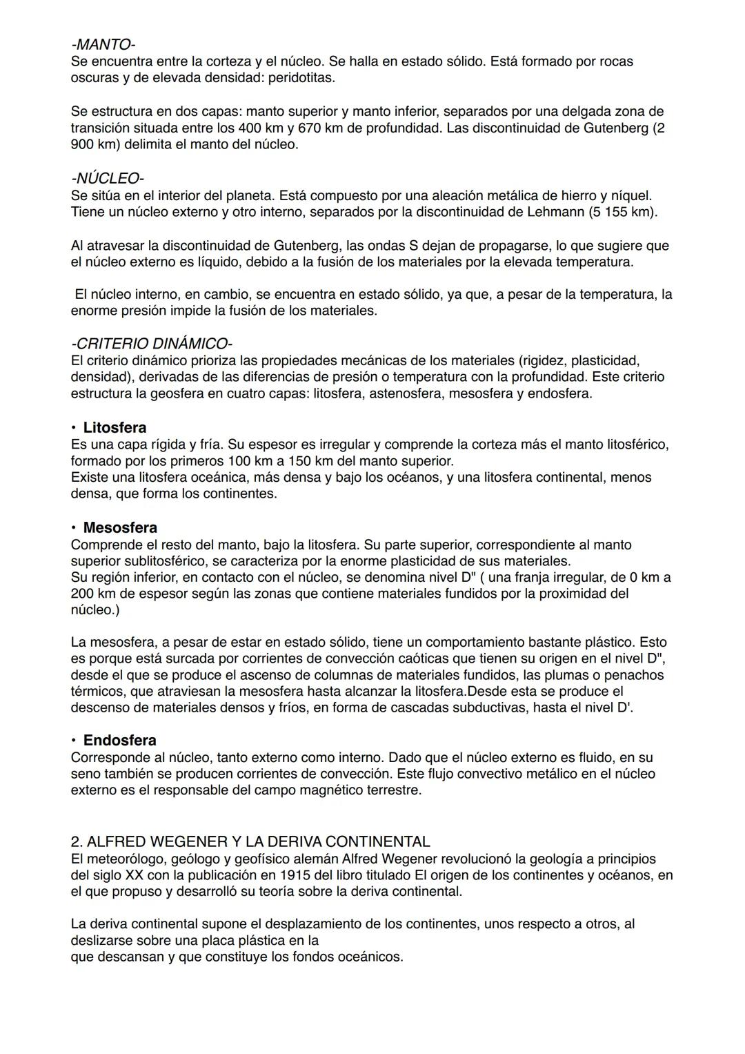 # LA ESTRUCTURA Y DINÁMICA DE LA TIERRA
1.EL INTERIOR DE LA TIERRA: LA GEOSFERA
La Tierra tiene una estructura en capas concéntricas de den