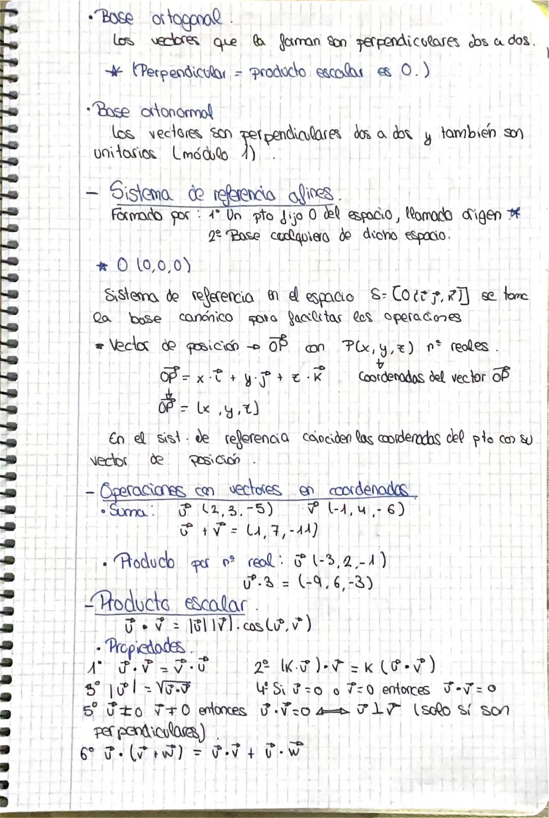 Vartones en el
espacio
-Vector fijo
Dirección: dirección de la reta. Vectores paralelas = dirección
•Sentido: Del origen al extremo. Solo 2