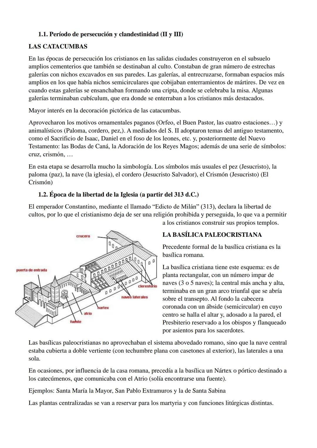 # TEMA 3: ARTE PELEOCRISTIANO Υ ΒΙΖΑΝΤΙΝΟ
CONTEXTO HISTÓRICO PALEOCRISTIANO
El cristianismo se expandió por todo el ámbito romano, al prin