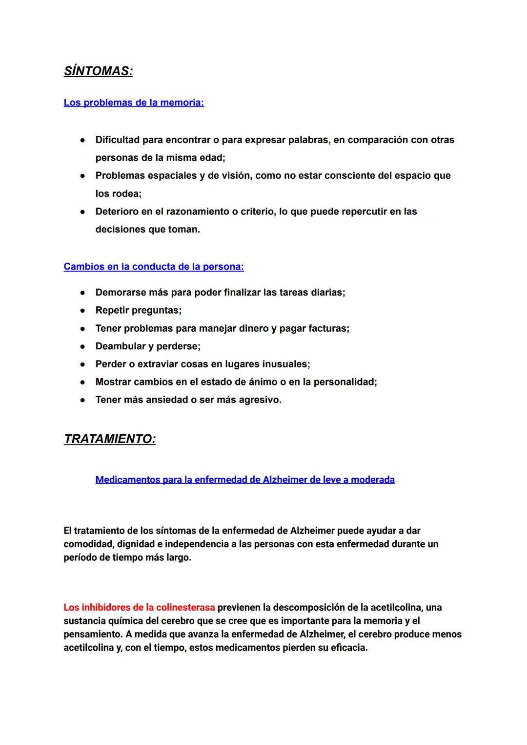# ALZHEIMER
¿Qué es?
-Es un trastorno cerebral que destruye lentamente la memoria y la capacidad de
pensar y, con el tiempo, la habilidad