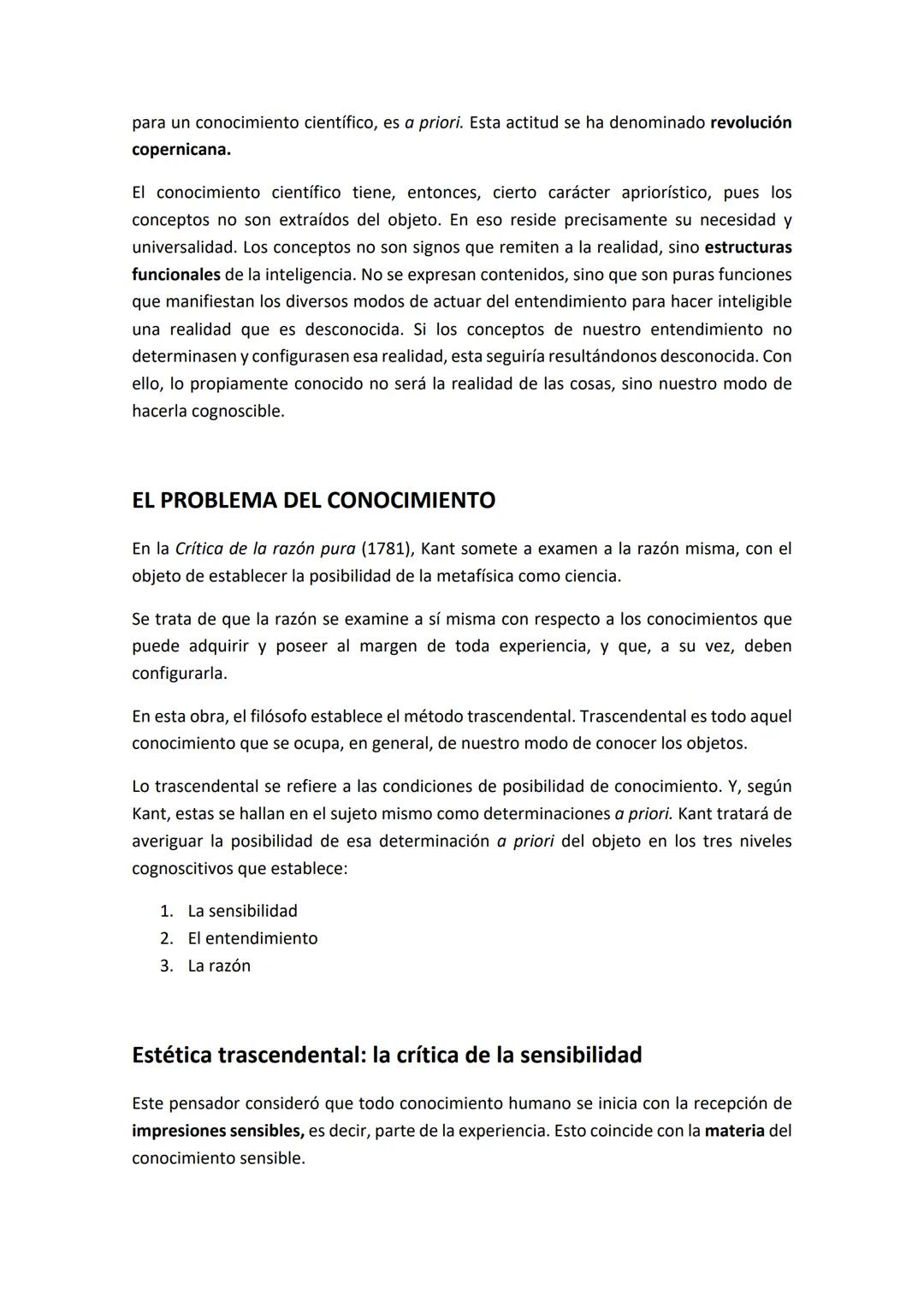 # KANT. EL IDEALISMO TRASCENDENTAL
CONTEXTO SOCIOCULTURAL
Immanuel Kant vivió con sumo interés las transformaciones políticas, culturales