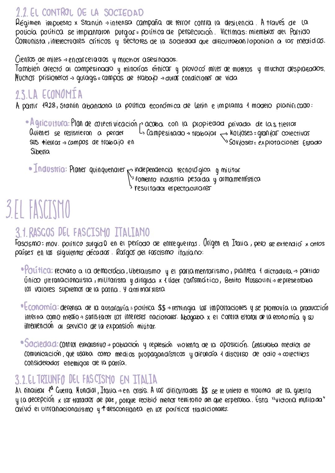 Los totalitarismos
1.¿QUÉ SON LOS TOTALITARISMOS?
1.1.RASCOS DEL TOTALITARISMO
Totalitarismo modelo del régimen que querian implantar en su
