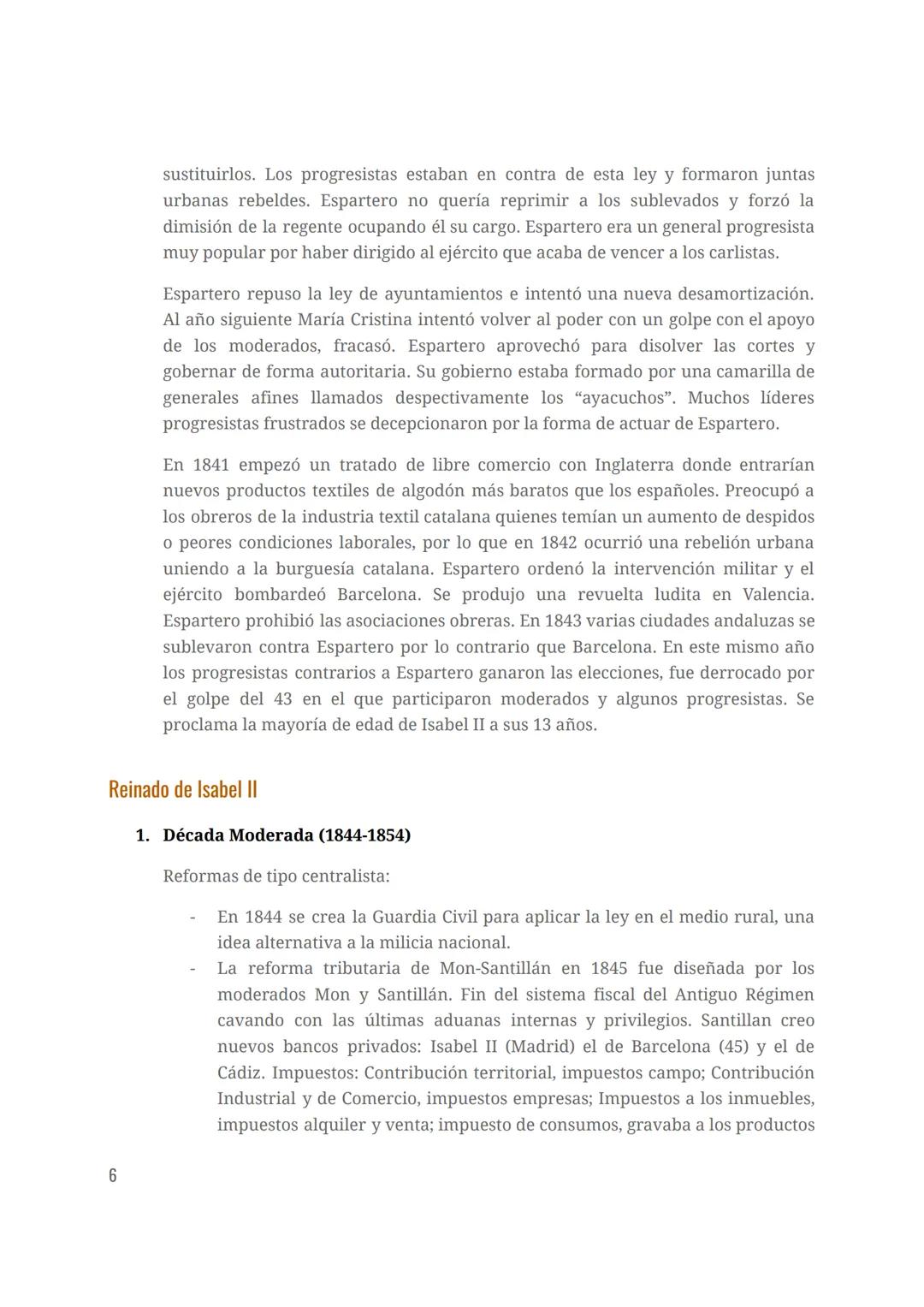 1
3. Construcción del Estado
Liberal (1833-1874)
2º Bachillerato B
Realizado por Silvia Perea Urdiales
Introducción
1. Aspectos Generales S.