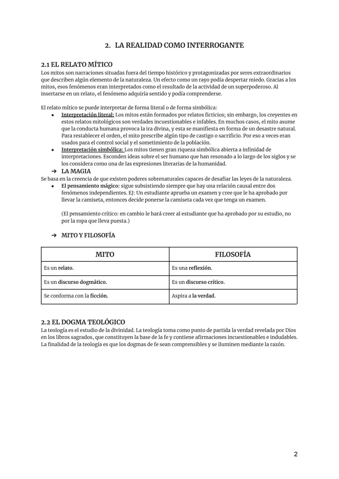 FILOSOFÍA EXAMEN Nº1 (T.1-T.2)
• TEMA 1
1. ¿QUÉ ES LA FILOSOFÍA?
La filosofía nace de la curiosidad por algún aspecto de la realidad y la ex