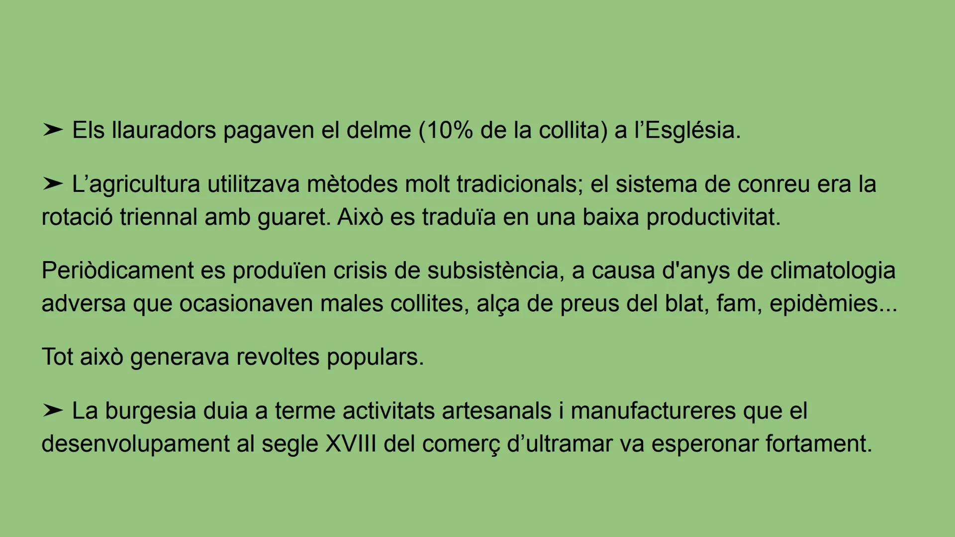 # EL SEGLE XVIII: LA CRISI
## DE L'ANTIC RÈGIM ESPAÑA
EUROPA
Y EEUU
1713
1689
Declaración de Derechos Tratado
en Inglaterra
de Utrecht
1751