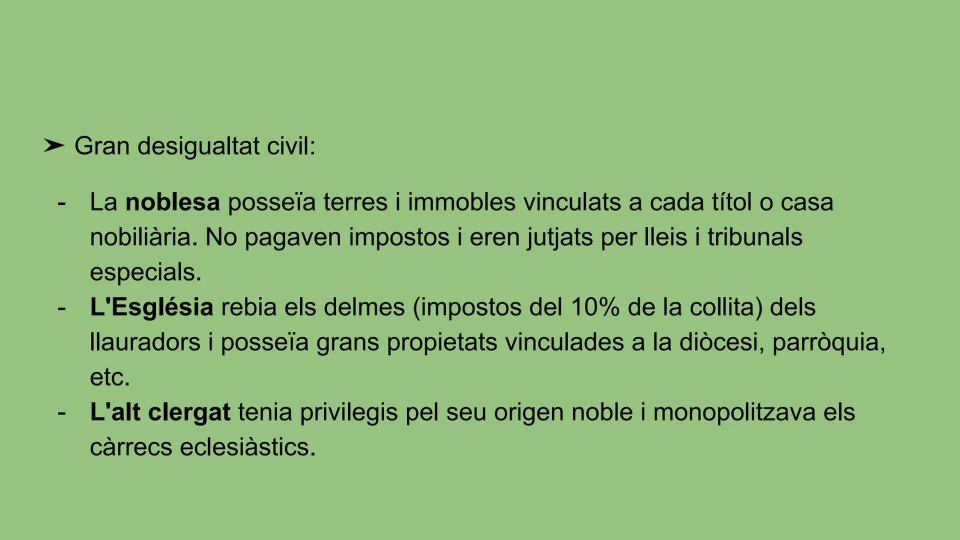 # EL SEGLE XVIII: LA CRISI
## DE L'ANTIC RÈGIM ESPAÑA
EUROPA
Y EEUU
1713
1689
Declaración de Derechos Tratado
en Inglaterra
de Utrecht
1751