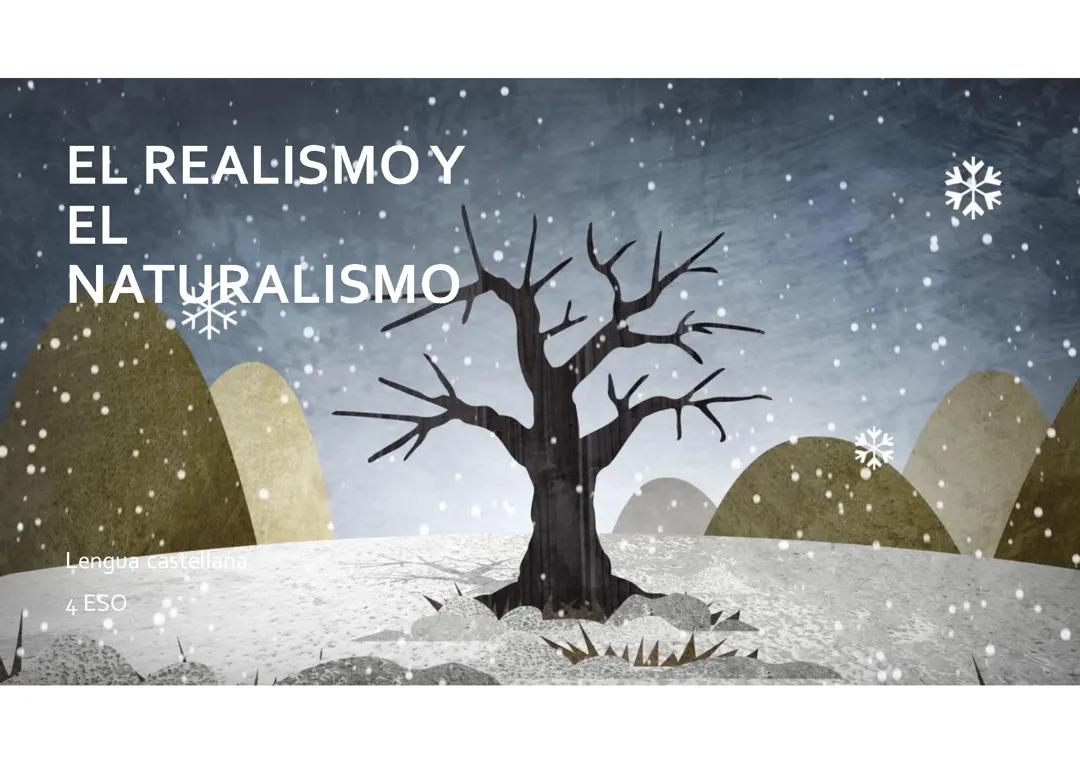 Realismo y naturalismo