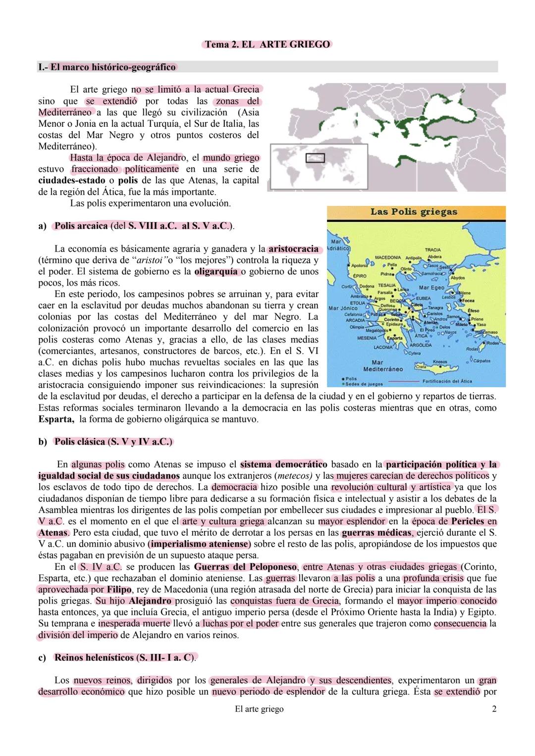 LOS ANTECEDENTES DEL ARTE GRIEGO
PERIODO CRETENSE O MINOICO (III-II milenio a.C.). Isla de Creta
En la isla de Creta surge la primera civili