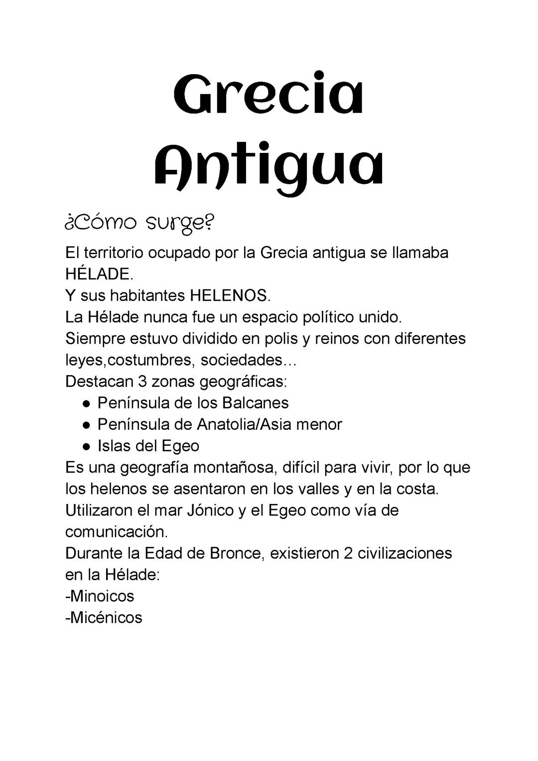 Grecia Antigua