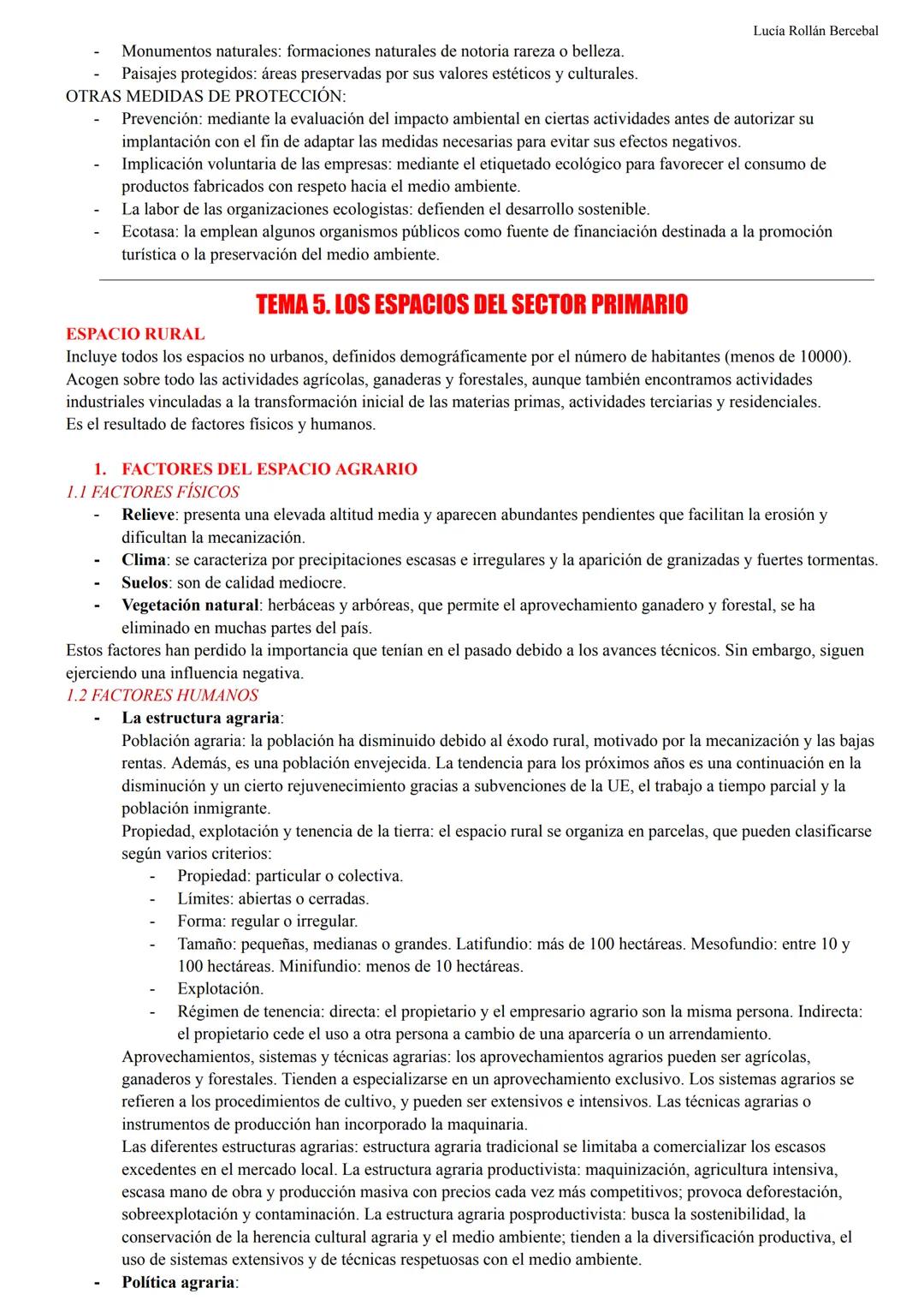 --- OCR Start ---
Lucía Rollán Bercebal
TEMA 1. EL ESPACIO GEOGRÁFICO ESPAÑOL: DIVERSIDAD GEOMORFOLÓGICA
1. EL ESPACIO GEOGRÁFICO ESPAÑOL
Es
